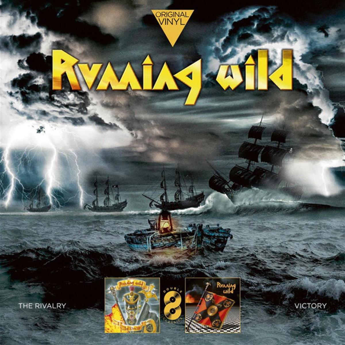 RUNNING WILD - THE RIVALRY / VICTORY (TWO STUDIO ALBUM) 
