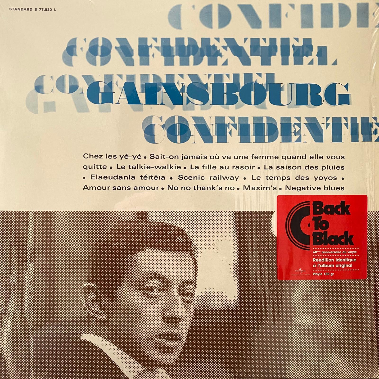 SERGE GAINBOURG - CONFIDENTAL