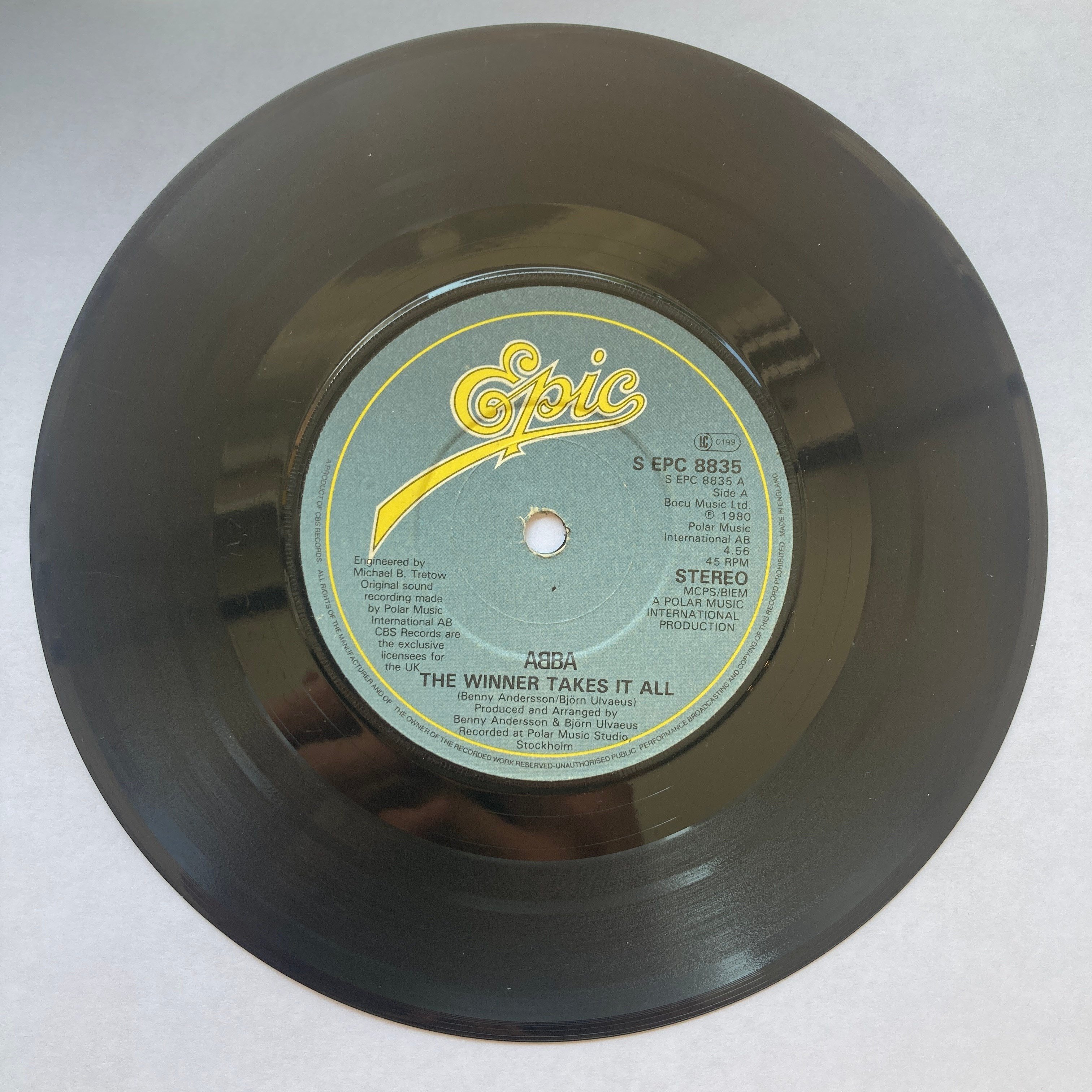 ABBA – THE WINNER TAKES IT ALL / ELAINE