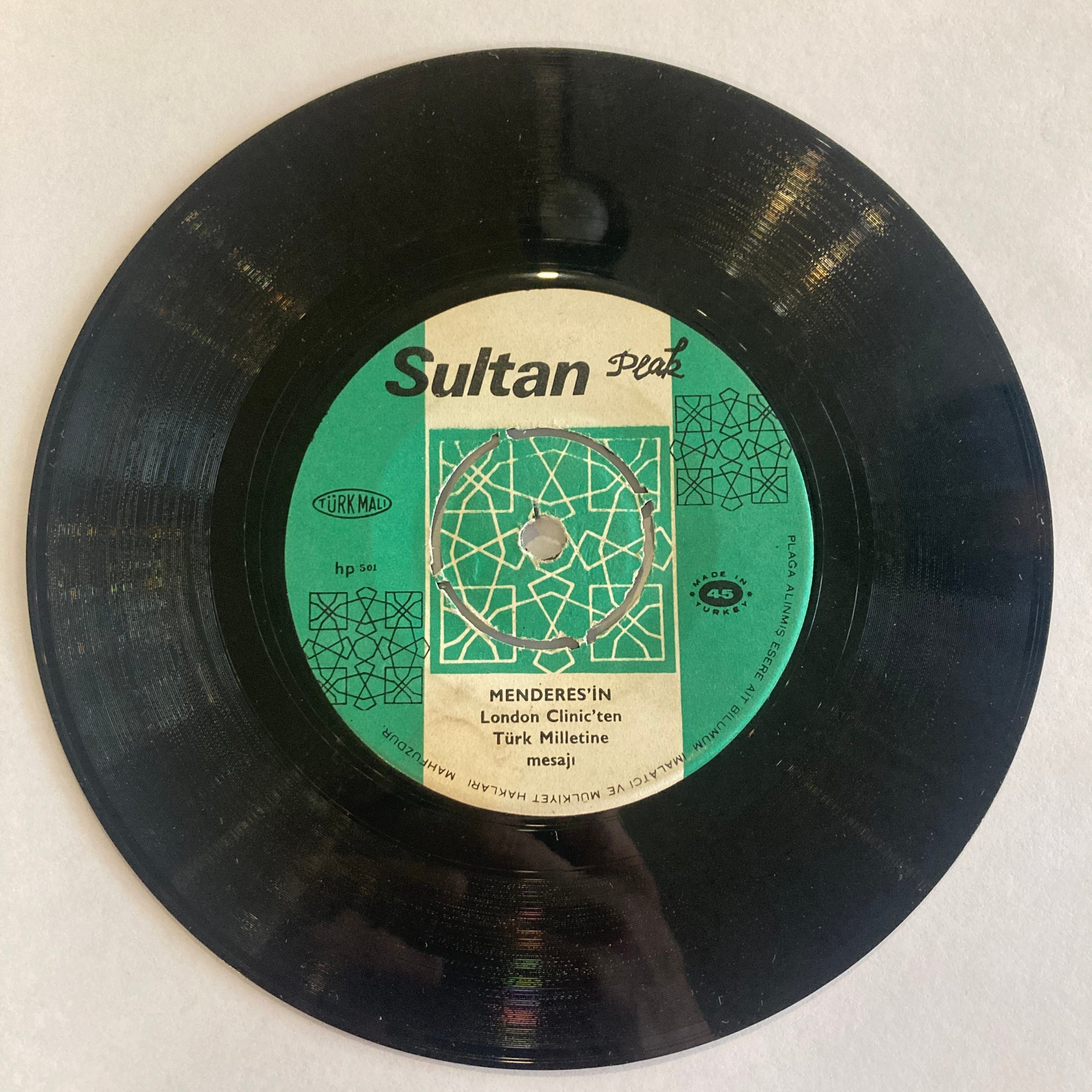 ADNAN MENDERES – MENDERES'IN LONDON CLINIC'TEN TÜRK MILLETINE MESAJI