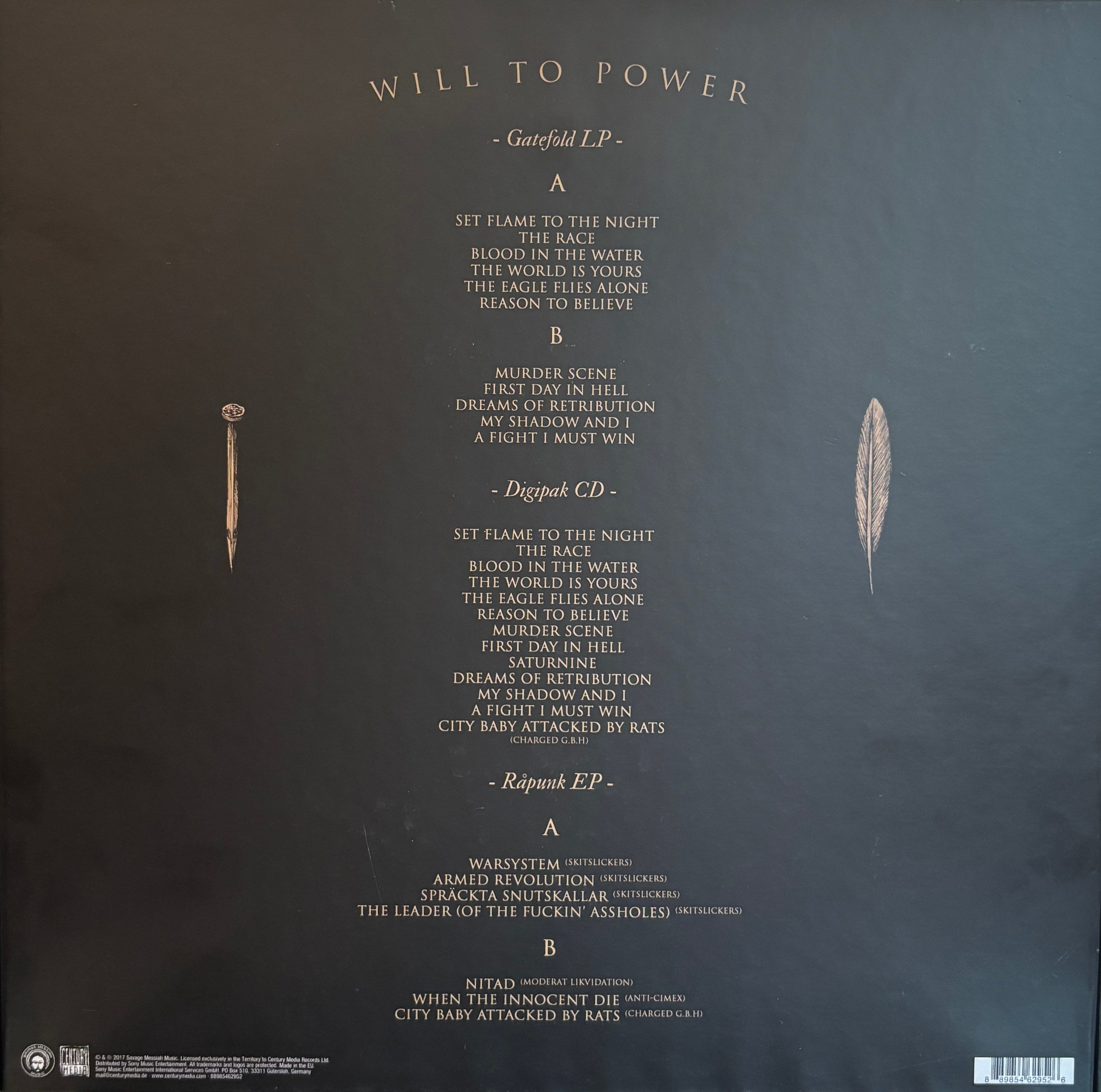 ARCH ENEMY - WILL TO POWER (LIMITED EDITION BOX SET)