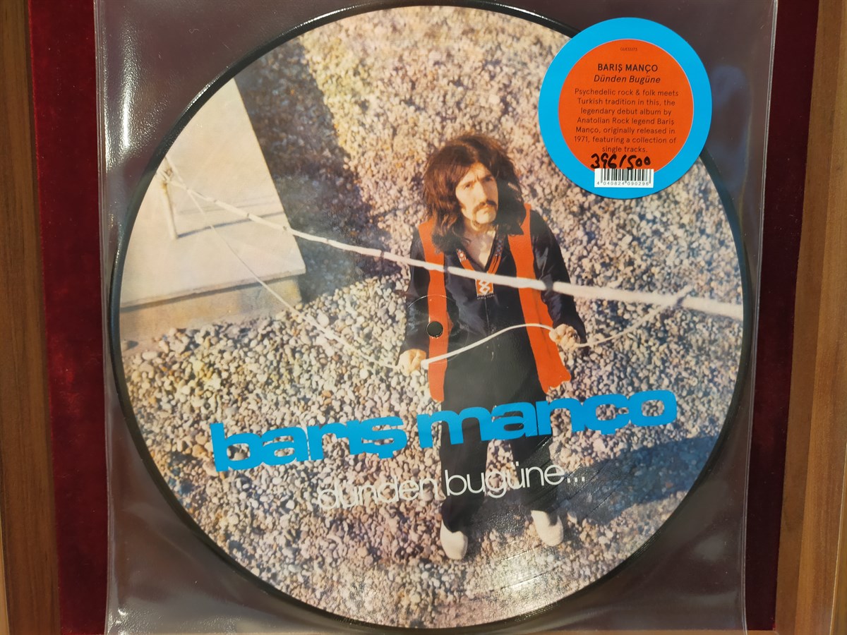 BARIŞ MANÇO - DÜNDEN BUGÜNE (PICTURE DISC NUMARALI LP NO : 396 / 500) 