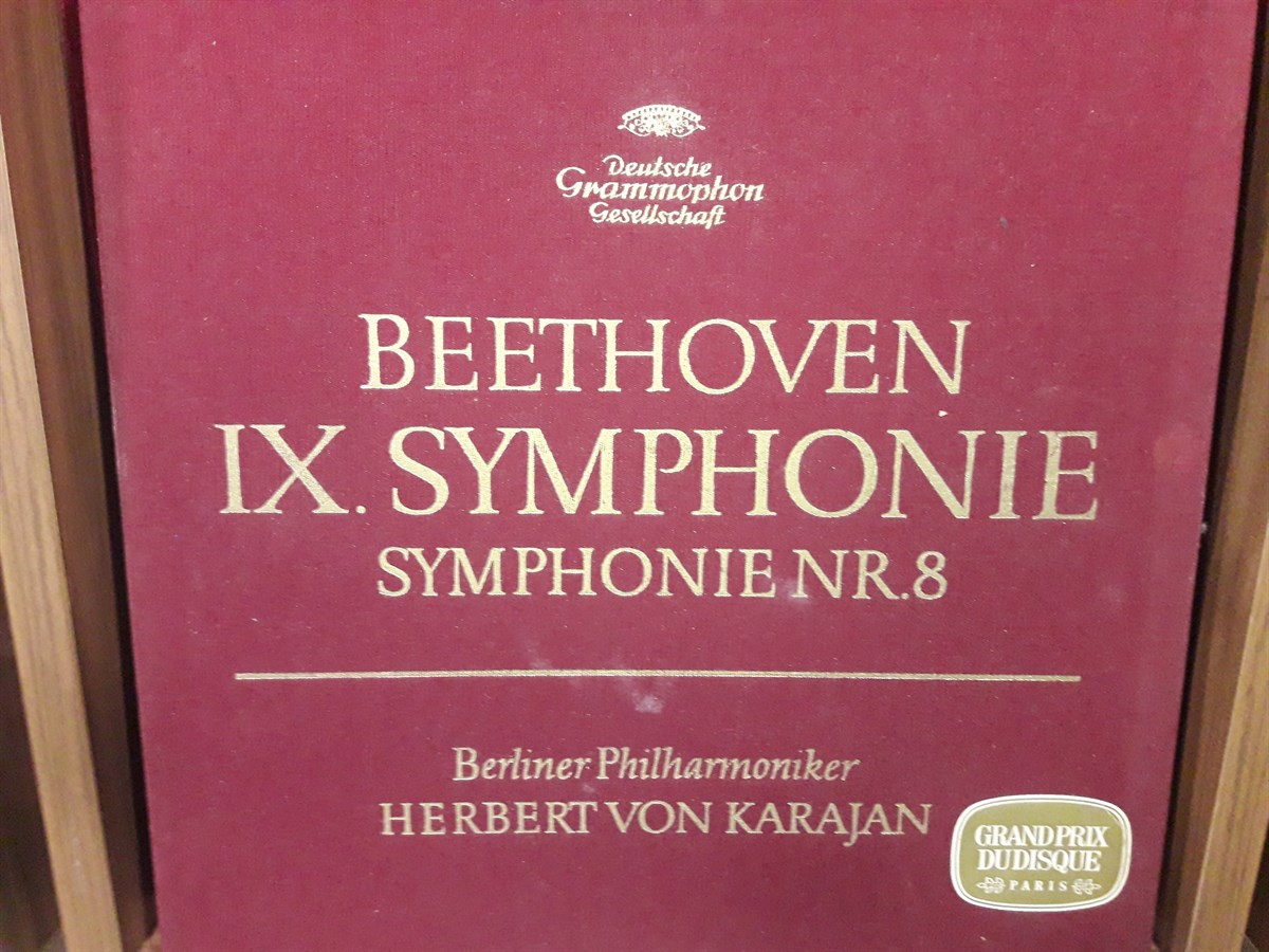 Beethoven* - Berliner Philharmoniker / Herbert von Karajan ‎– IX. Symphonie / Symphonie Nr. 8