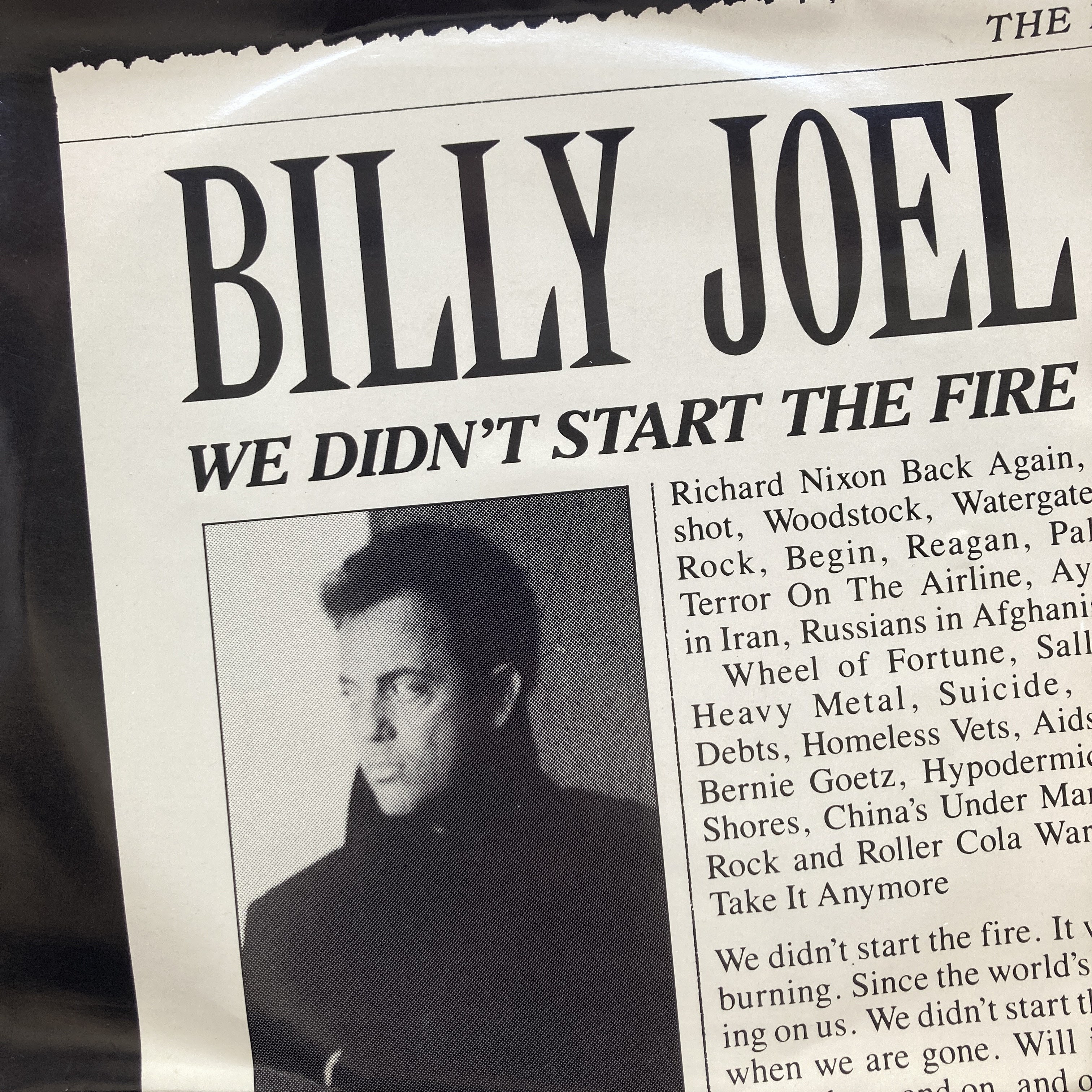 BILLY JOEL – WE DIDN'T START THE FIRE