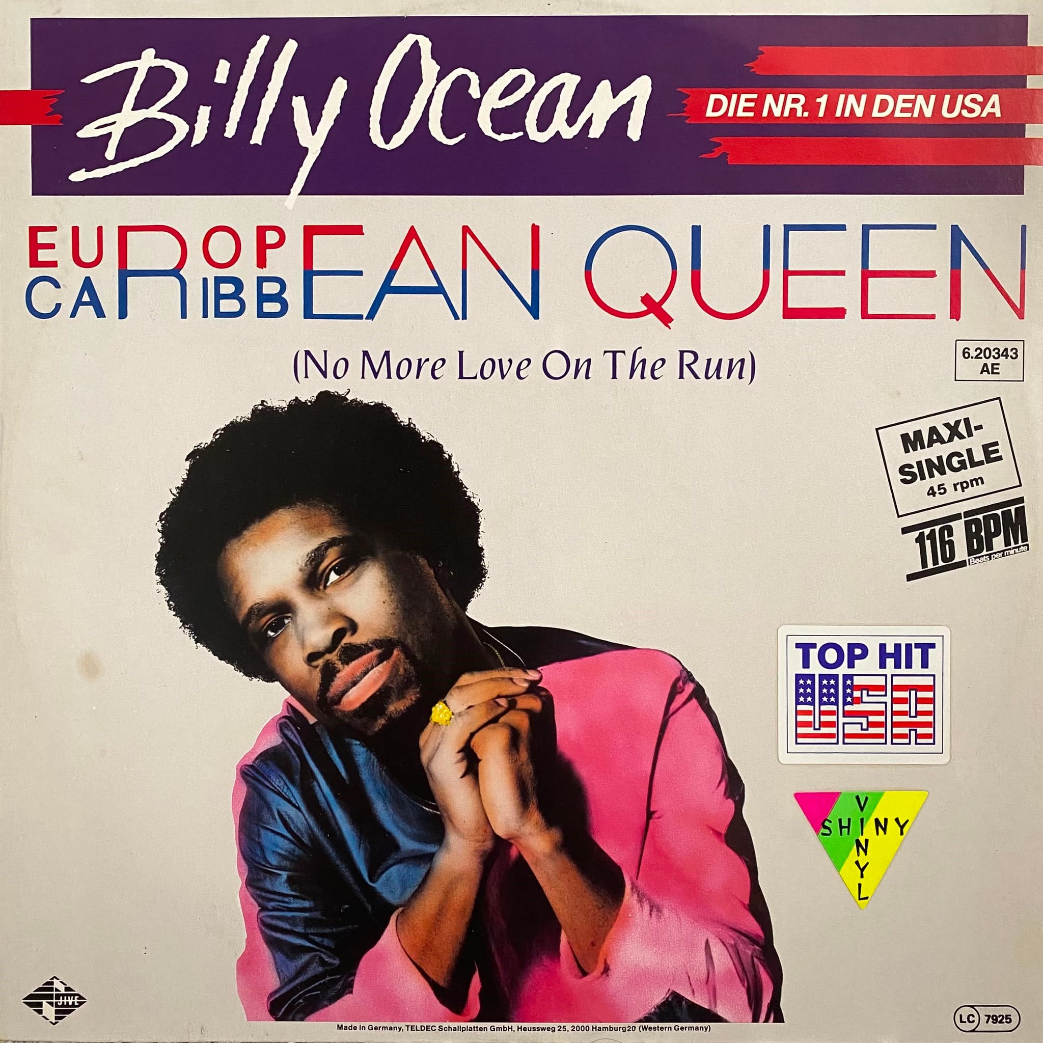 BILLY OCEAN - EUROPEAN QUEEN (NO MORE LOVE ON THE RUN)