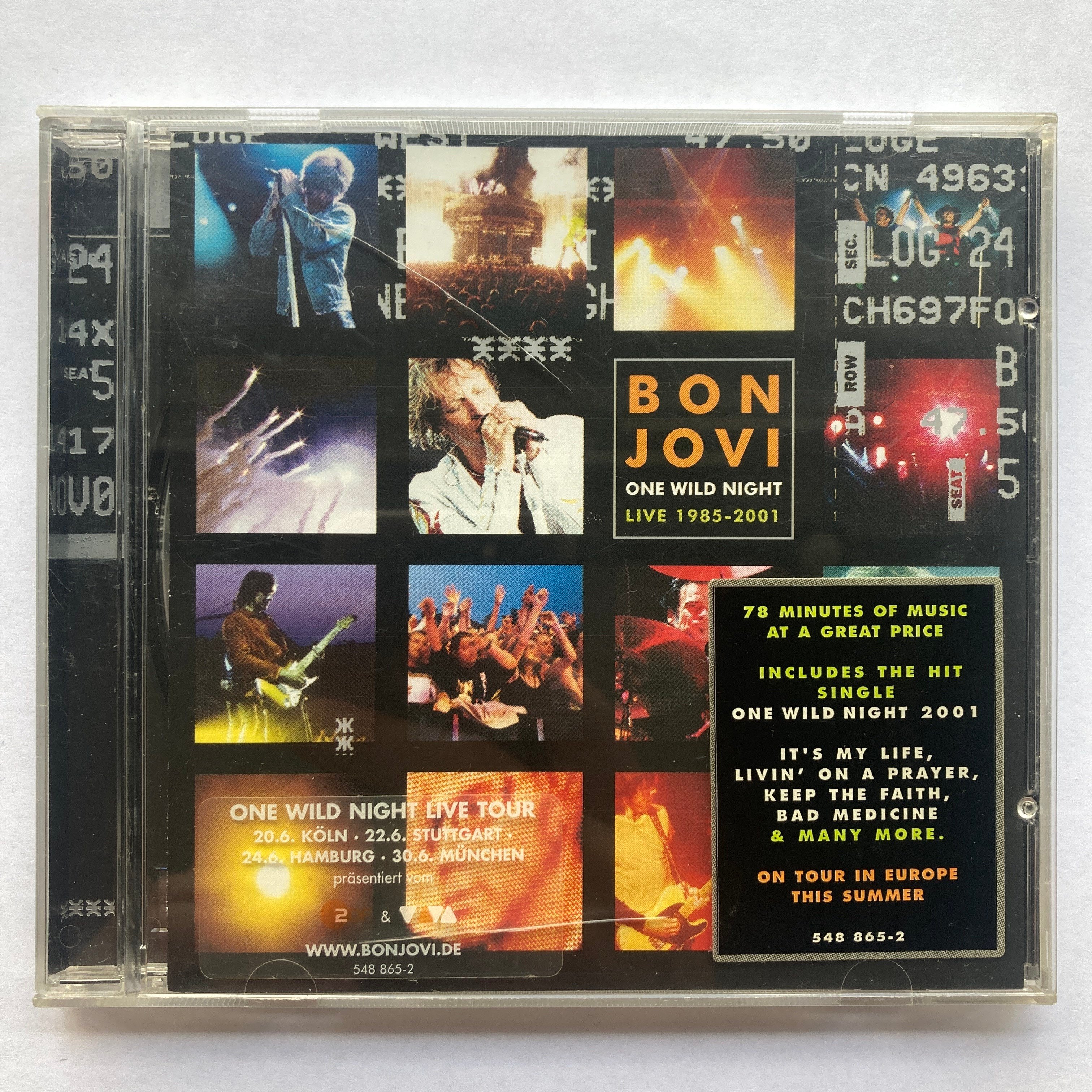 BON JOVI – ONE WILD NIGHT: LIVE 1985-2001