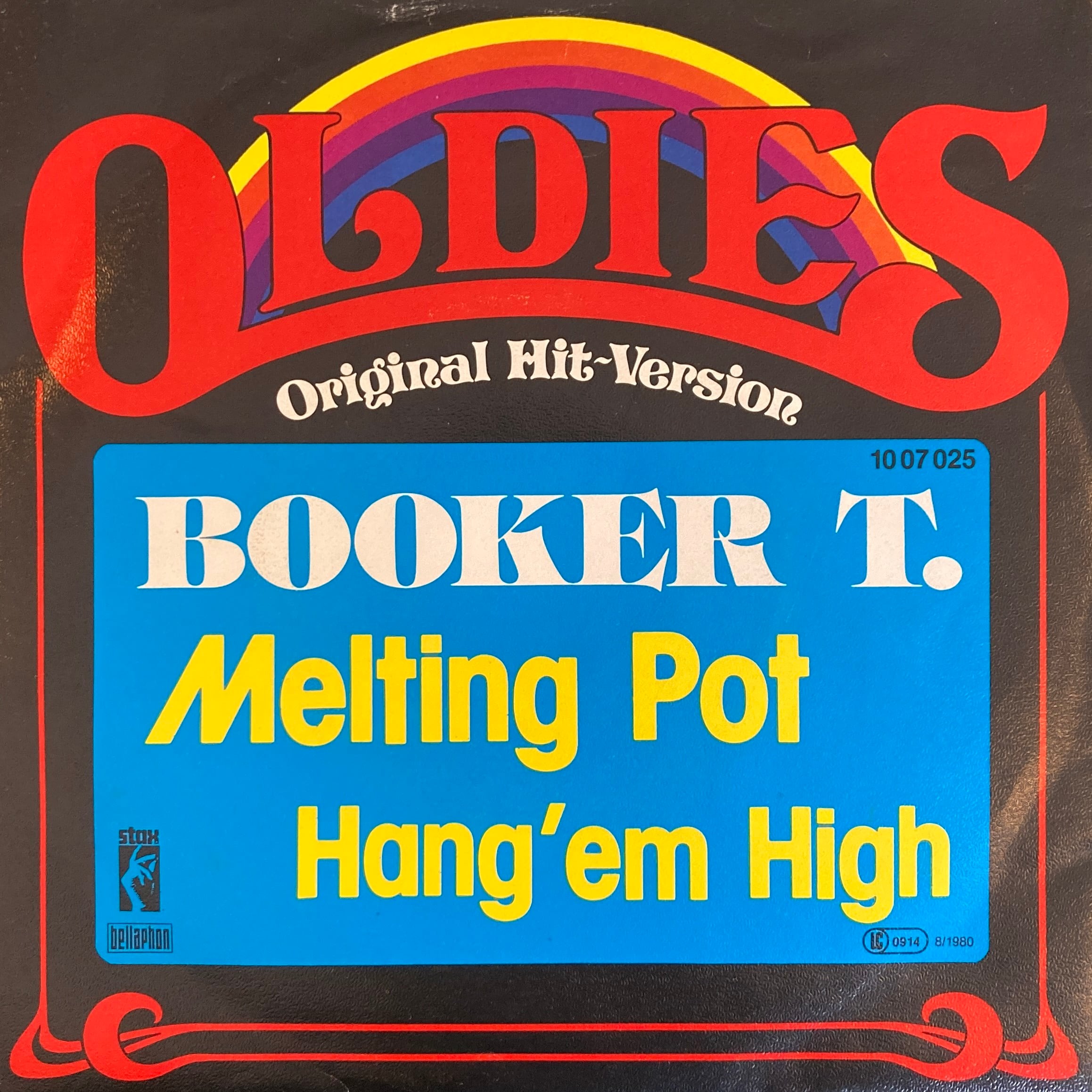 BOOKER T. & THE M.G.'S – MELTING POT / HANG 'EM HIGH