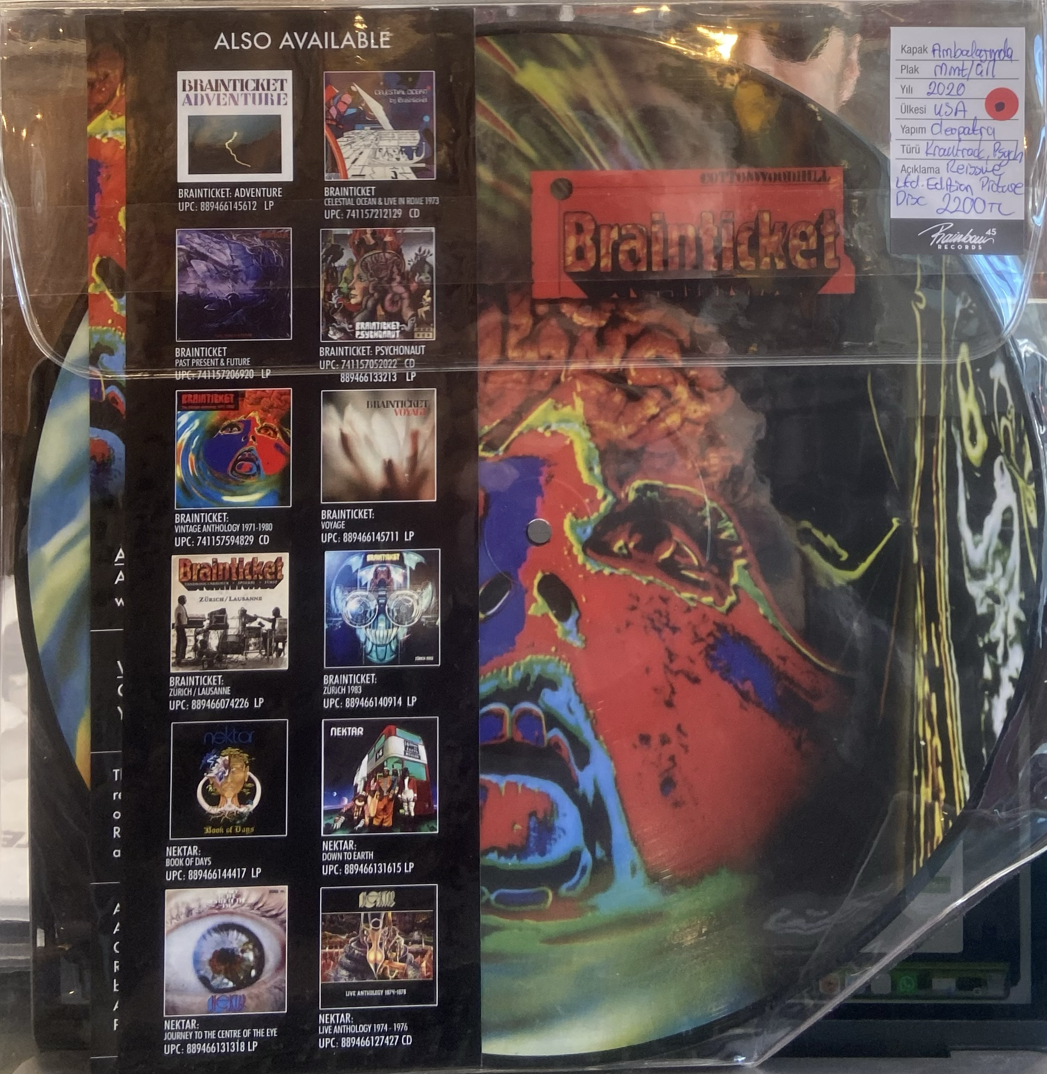BRAINTICKET - COTTONWOODHILL  (PICTURE DISC) 