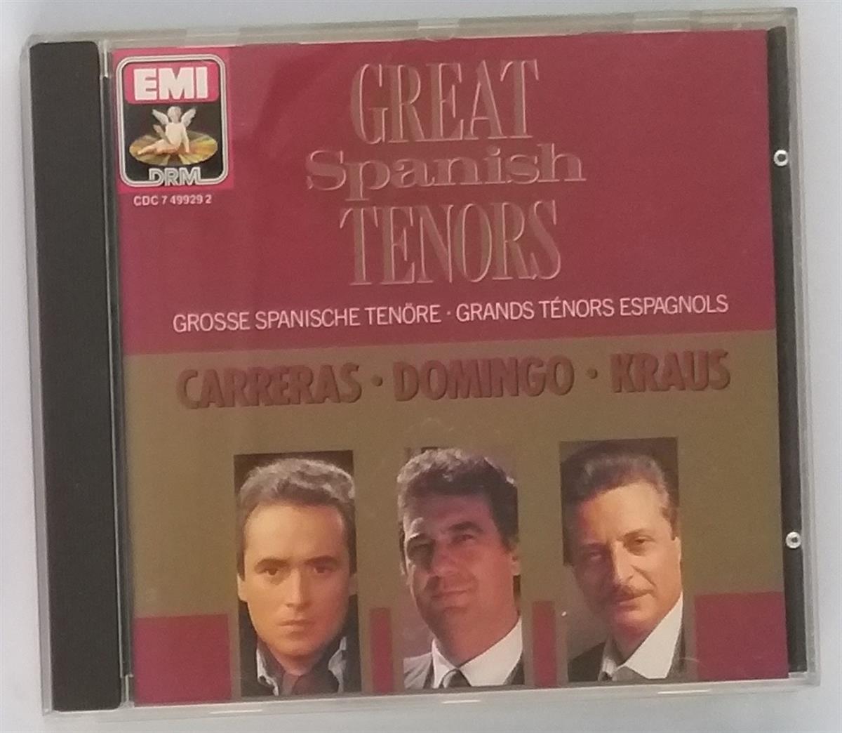 CARRERAS, DOMINGO, KRAUS - GREAT SPANISH TENORS