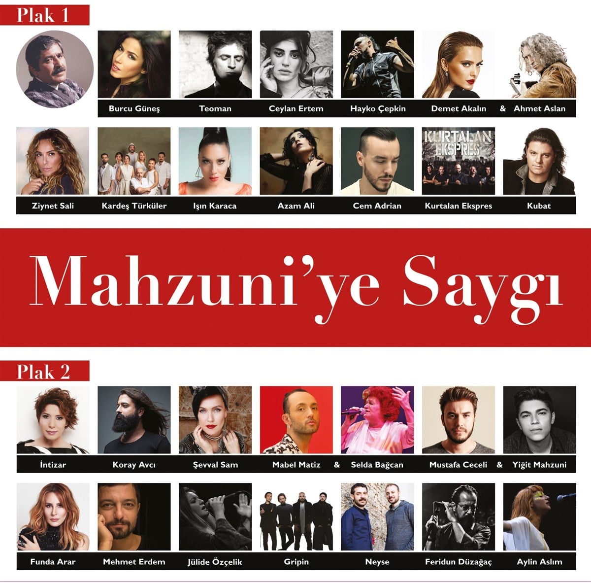 ÇEŞİTLİ SANATÇILAR - MAHZUNİ'YE SAYGI 
