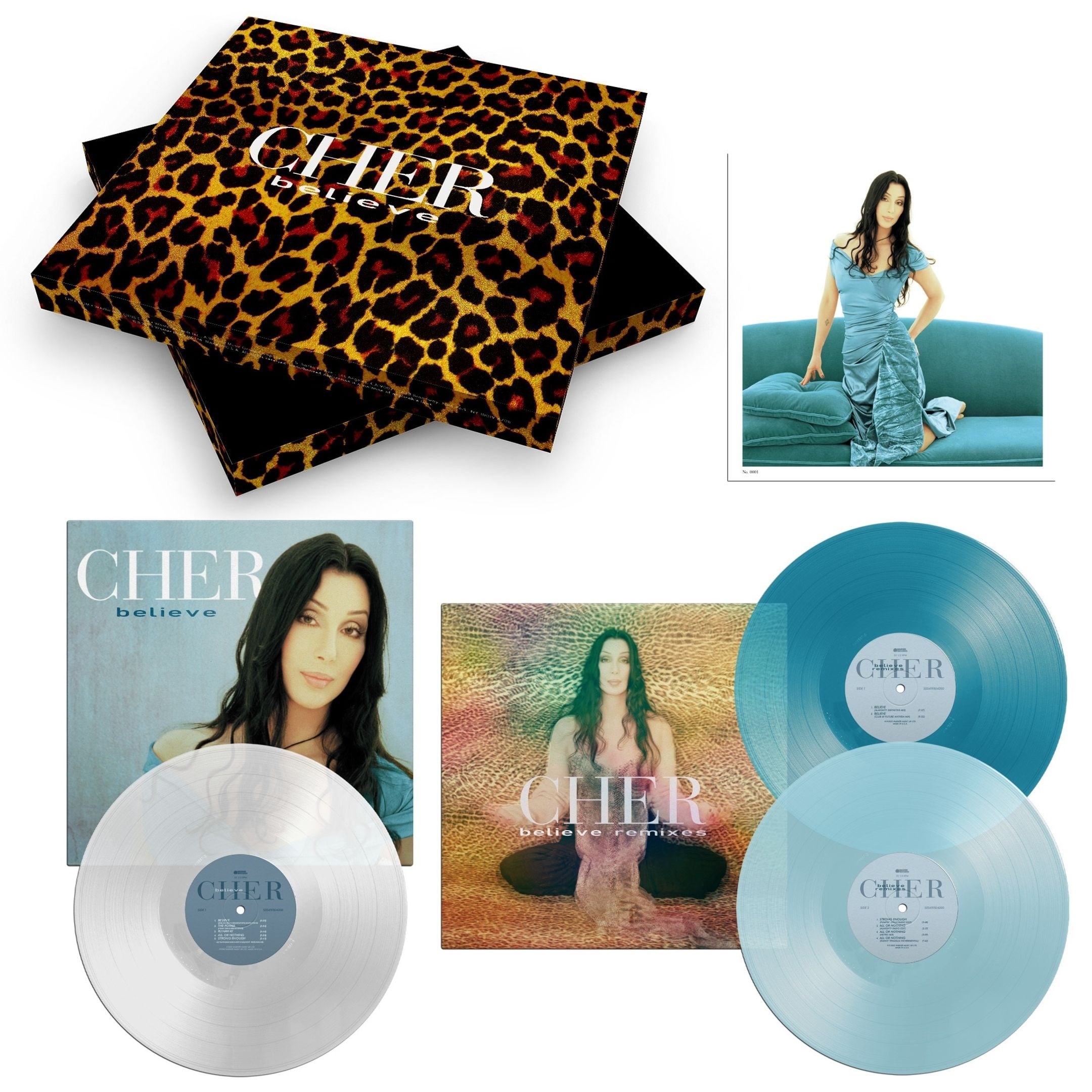 CHER - BELIEVE (25th ANNIVERSARY LIMITED EDITION) 3 LP BOX SET) 