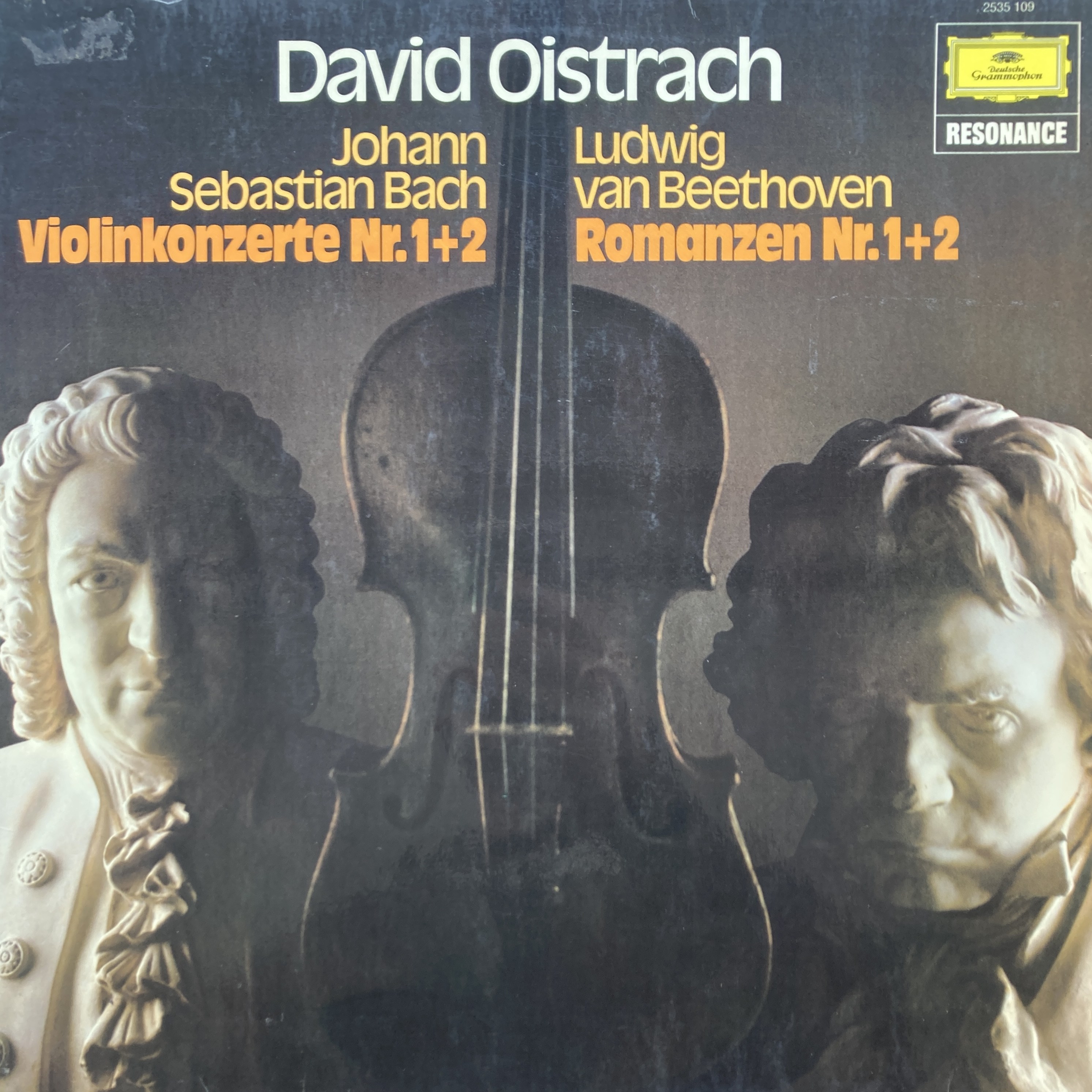 DAVID OISTRACH - JOHANN SEBASTIAN BACH / LUDWIG VAN BEETHOVEN – VIOLINKONZERTE NR. 1+2 / ROMANZEN NR. 1+2