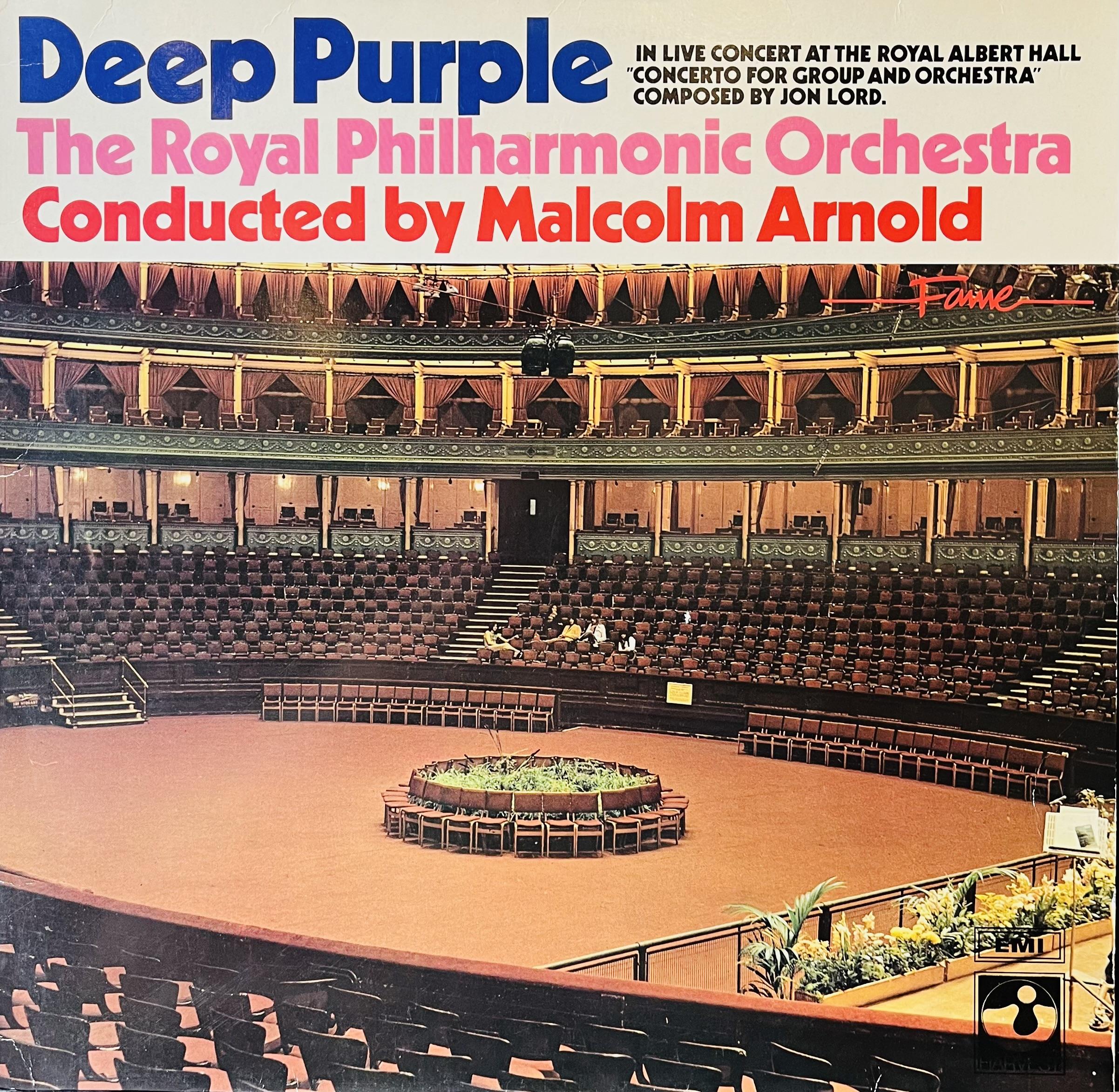 DEEP PURPLE , THE ROYAL PHILHARMONIC ORCHESTRA  CONDUCTED BY MALCOLM ARNOLD  -  CONCERTO FOR GROUP AND ORCHESTRA 