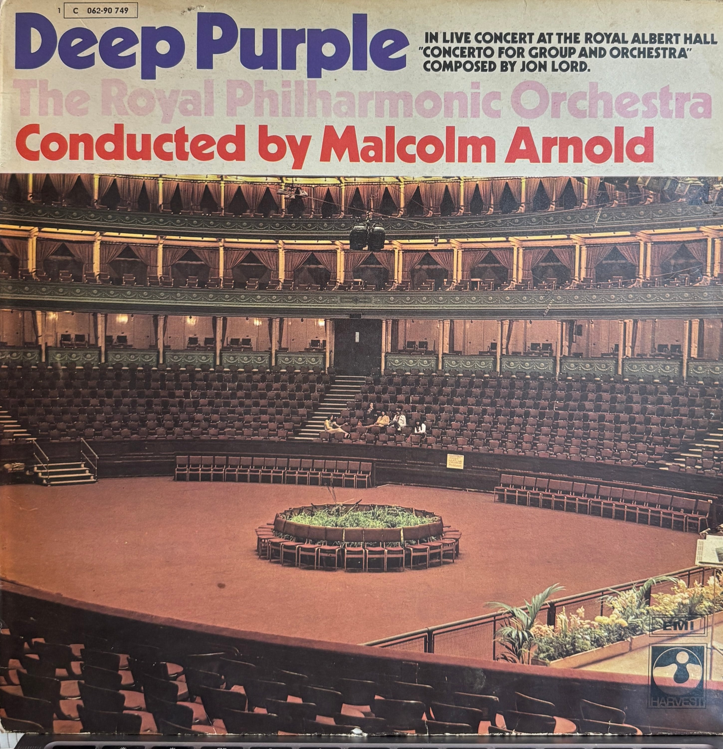 DEEP PURPLE , THE ROYAL PHILHARMONIC ORCHESTRA CONDUCTED BY MALCOLM ARNOLD - CONCERTO FOR GROUP AND ORCHESTRA
