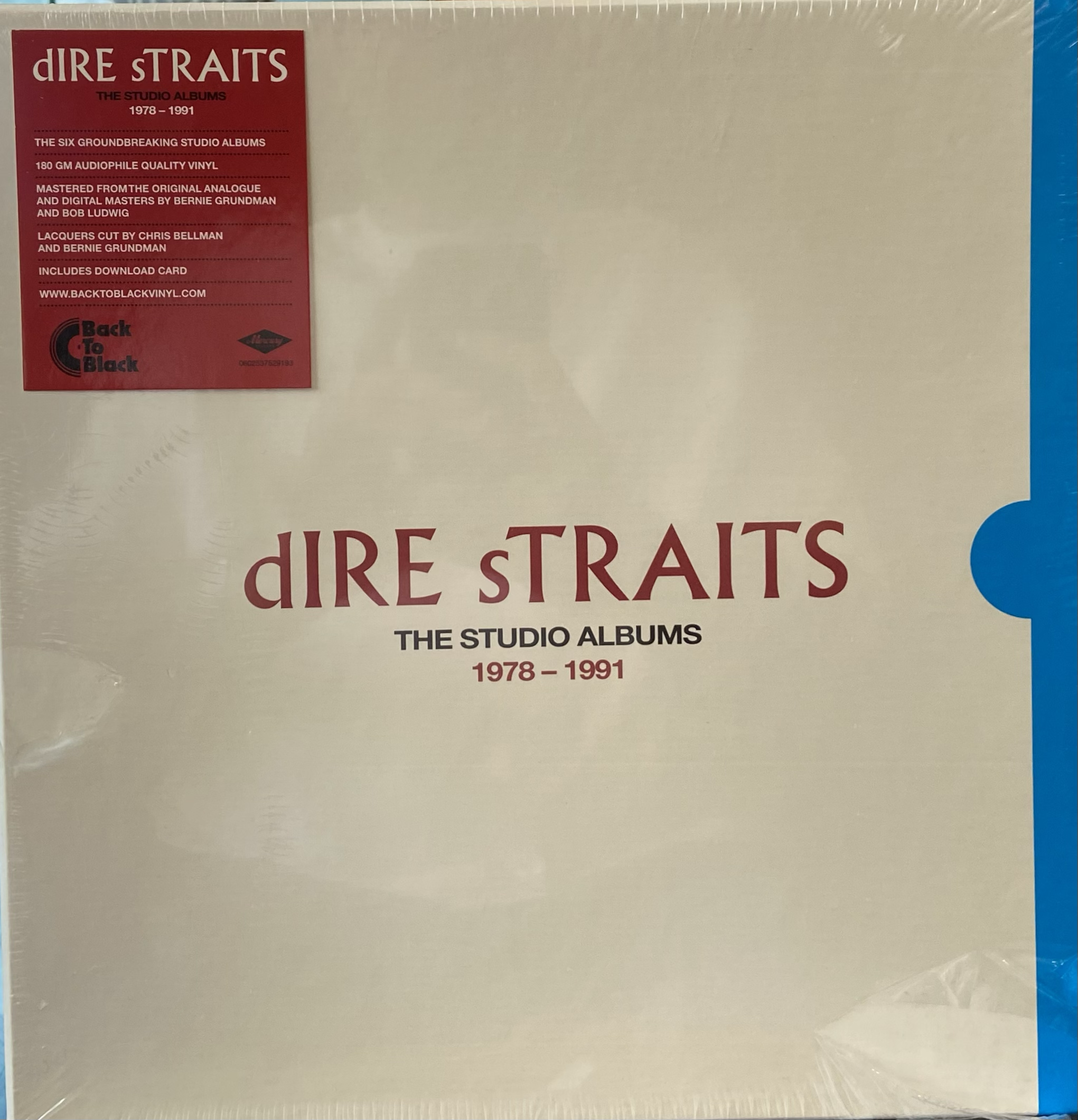 DIRE STRAITS - THE STUDIO ALBUMS (1978 - 1991) BOX SET 