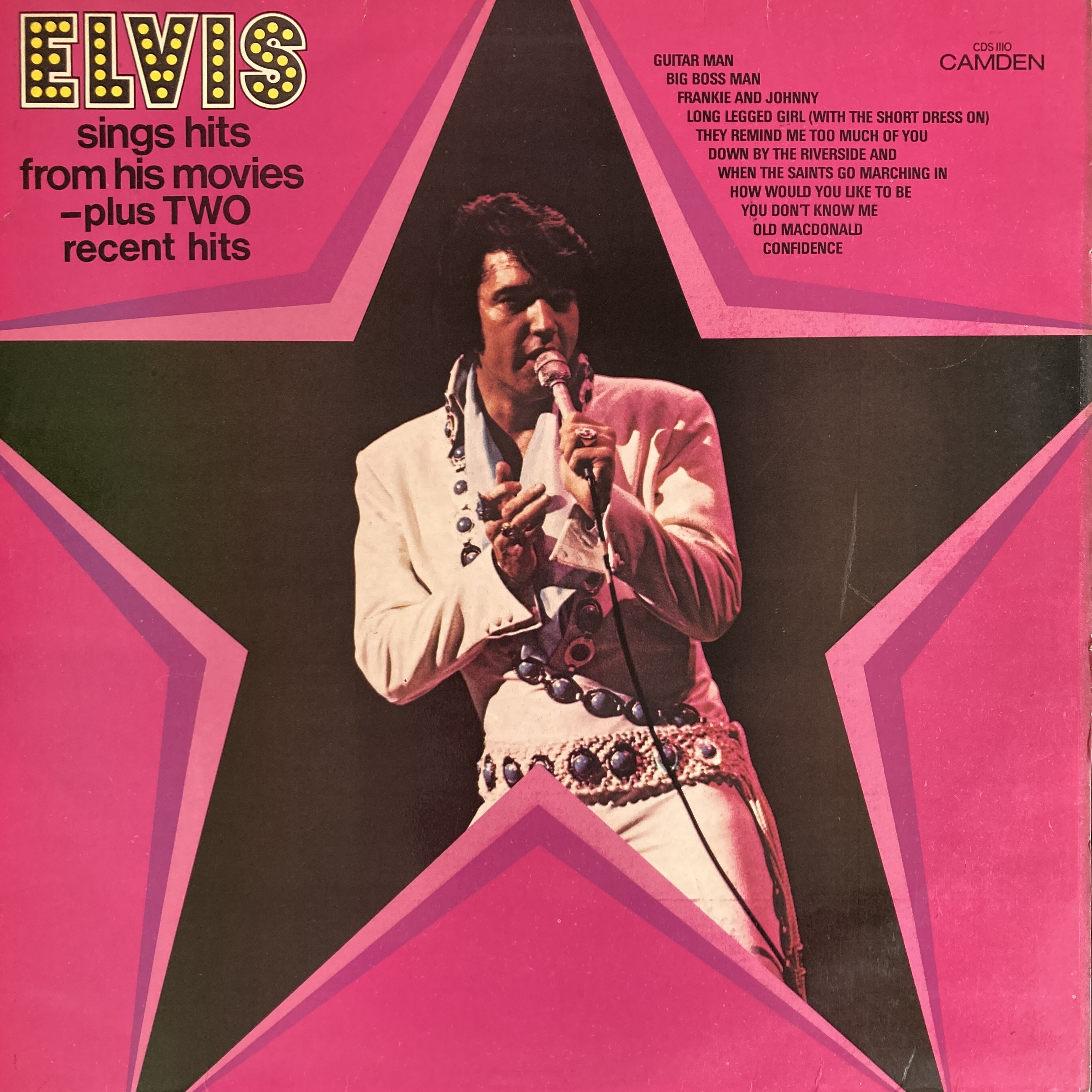 ELVIS PRESLEY – SINGS HITS FROM HIS MOVIES - PLUS TWO RECENT HITS