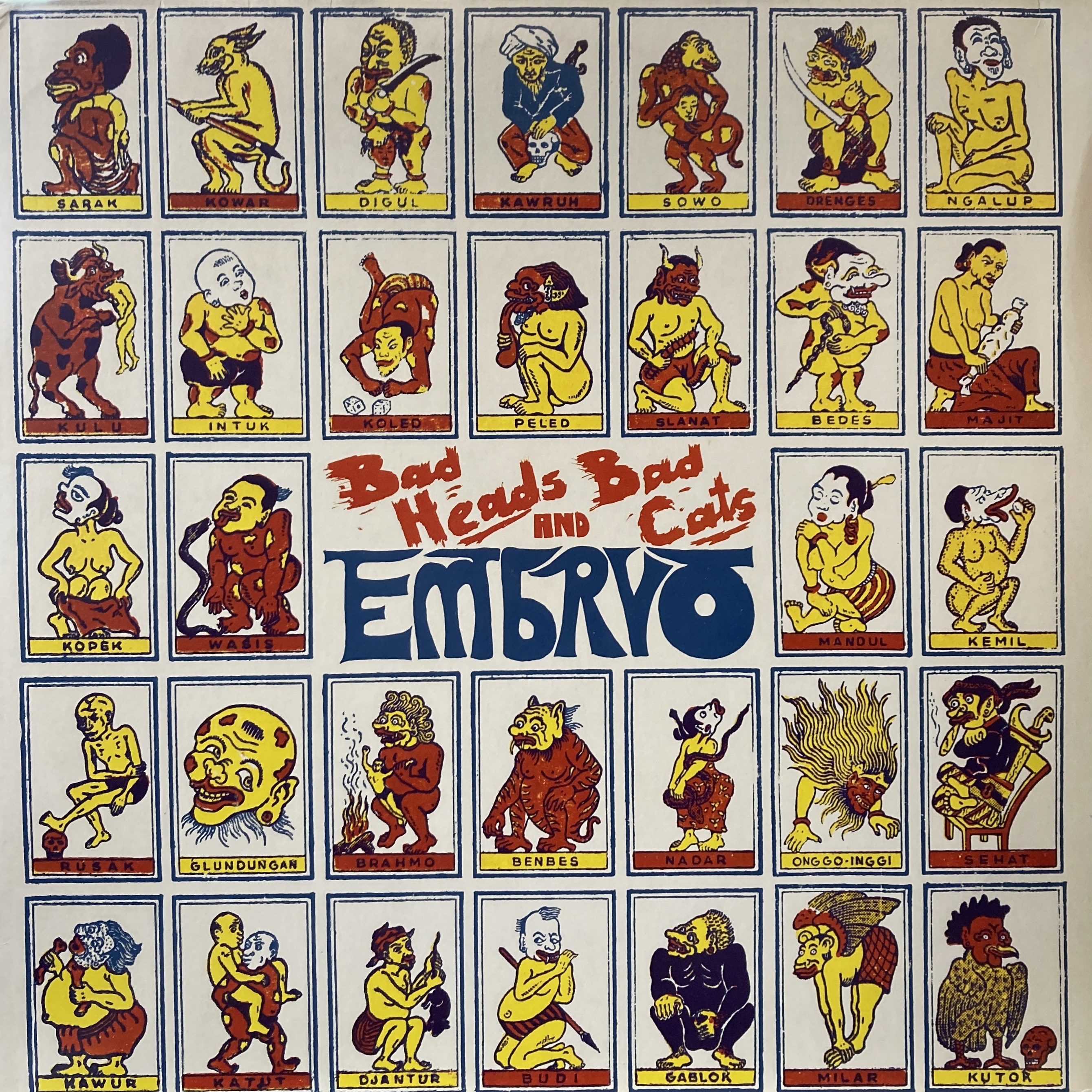 EMBRYO – BAD HEADS AND BAD CATS