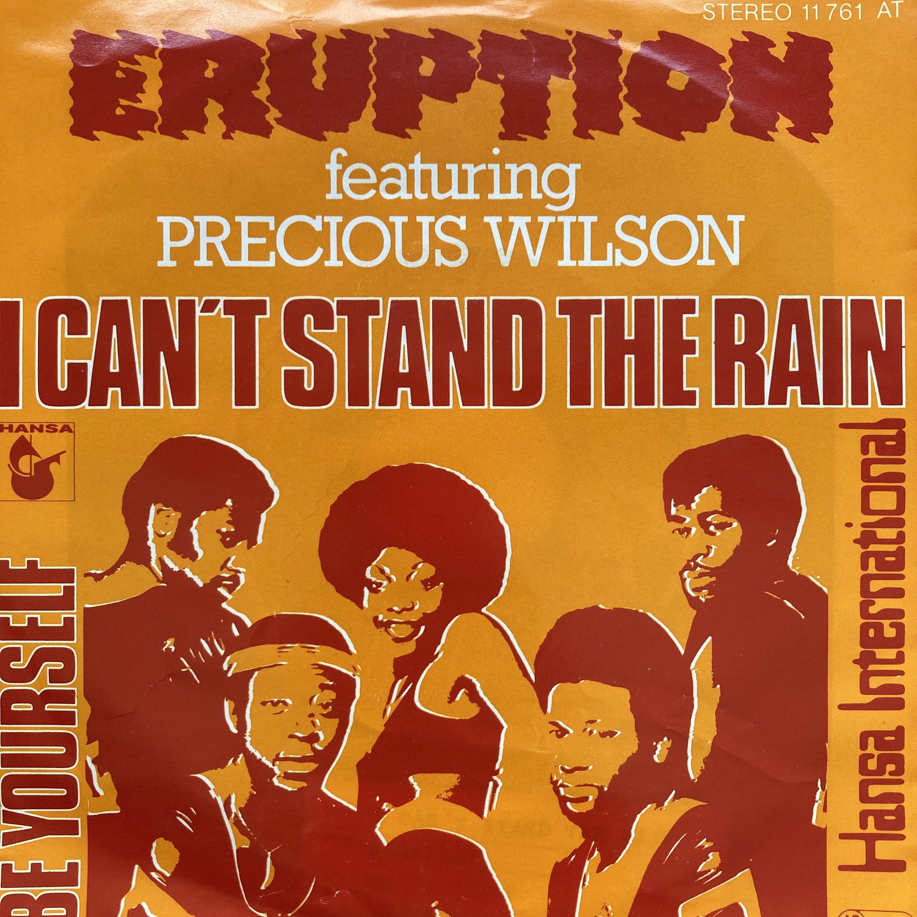 ERUPTION FEATURING PRECIOUS WILSON – I CAN'T STAND THE RAIN