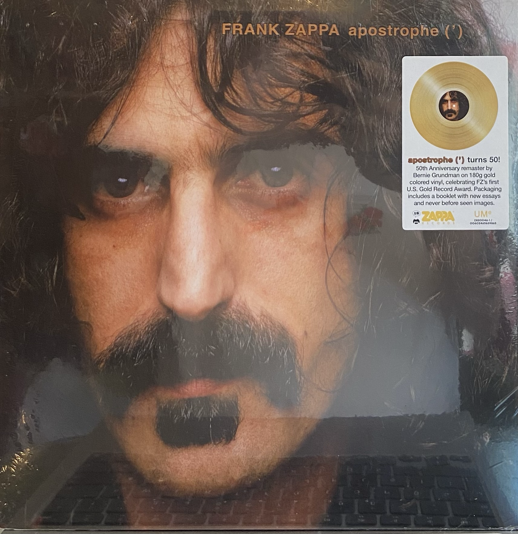 FRANK ZAPPA - APOSTROPHE (') (ALTIN SARISI RENKLİ PLAK)