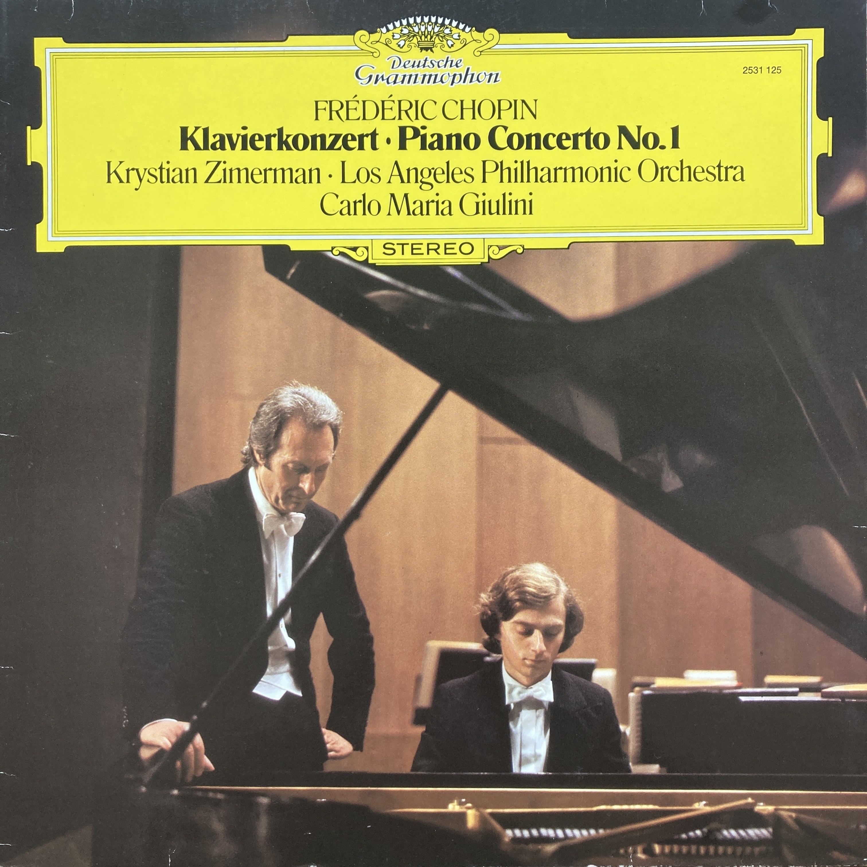 FRÉDÉRIC CHOPIN, KRYSTIAN ZIMERMAN · LOS ANGELES PHILHARMONIC ORCHESTRA, CARLO MARIA GIULINI – KLAVIERKONZERT · PIANO CONCERTO NO. 1
