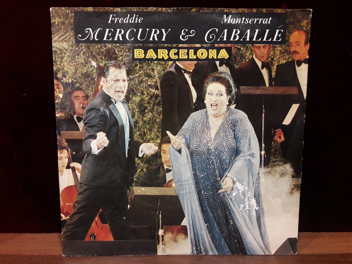 FREDDIE MERCURY - MONTSERRAT CABALLE - BARCELONA 