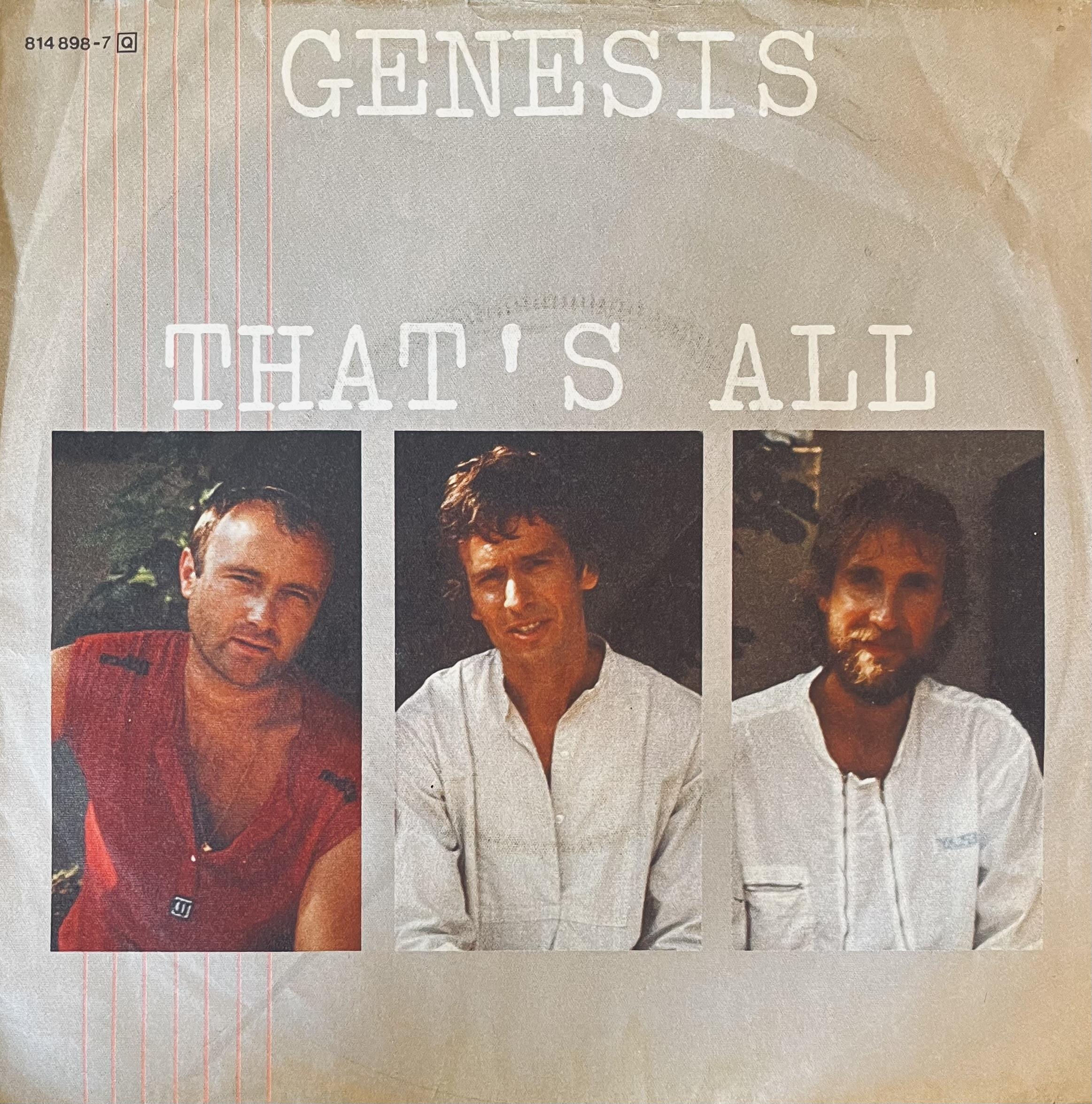 GENESIS - THAT'S ALL