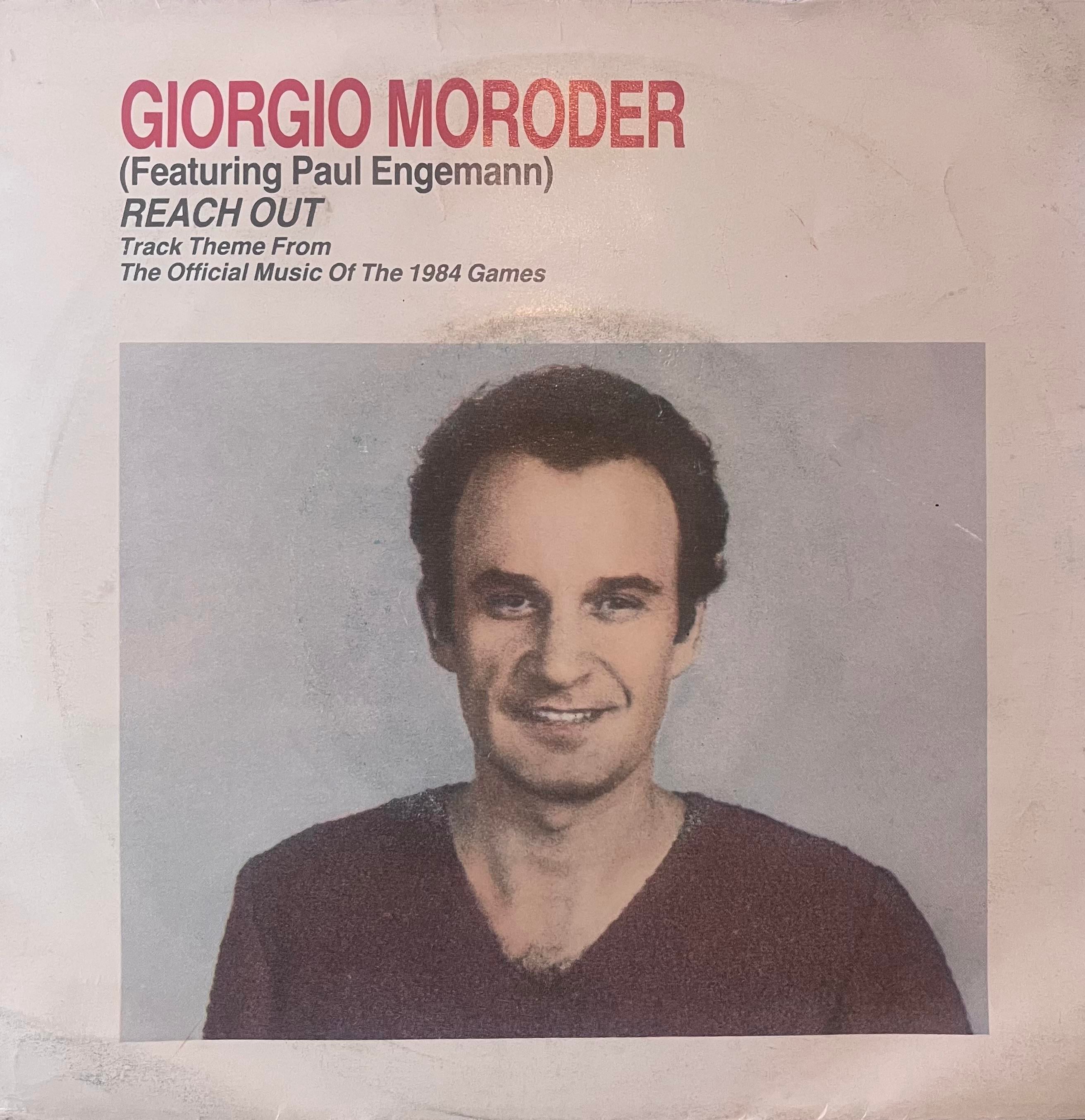 GIORGIO MORODER ( FEATURING PAUL ENGEMANN ) - REACH OUT  - TRACK THEME FROM THE OFFICIAL MUSIC OF THE 1984 GAMES 