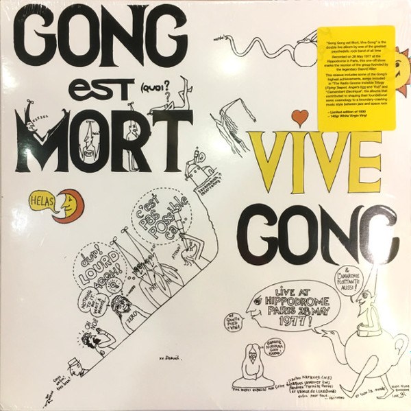 GONG - GPNG EST MORT, VIVE GONG  (BEYAZ RENKLİ PLAK) 