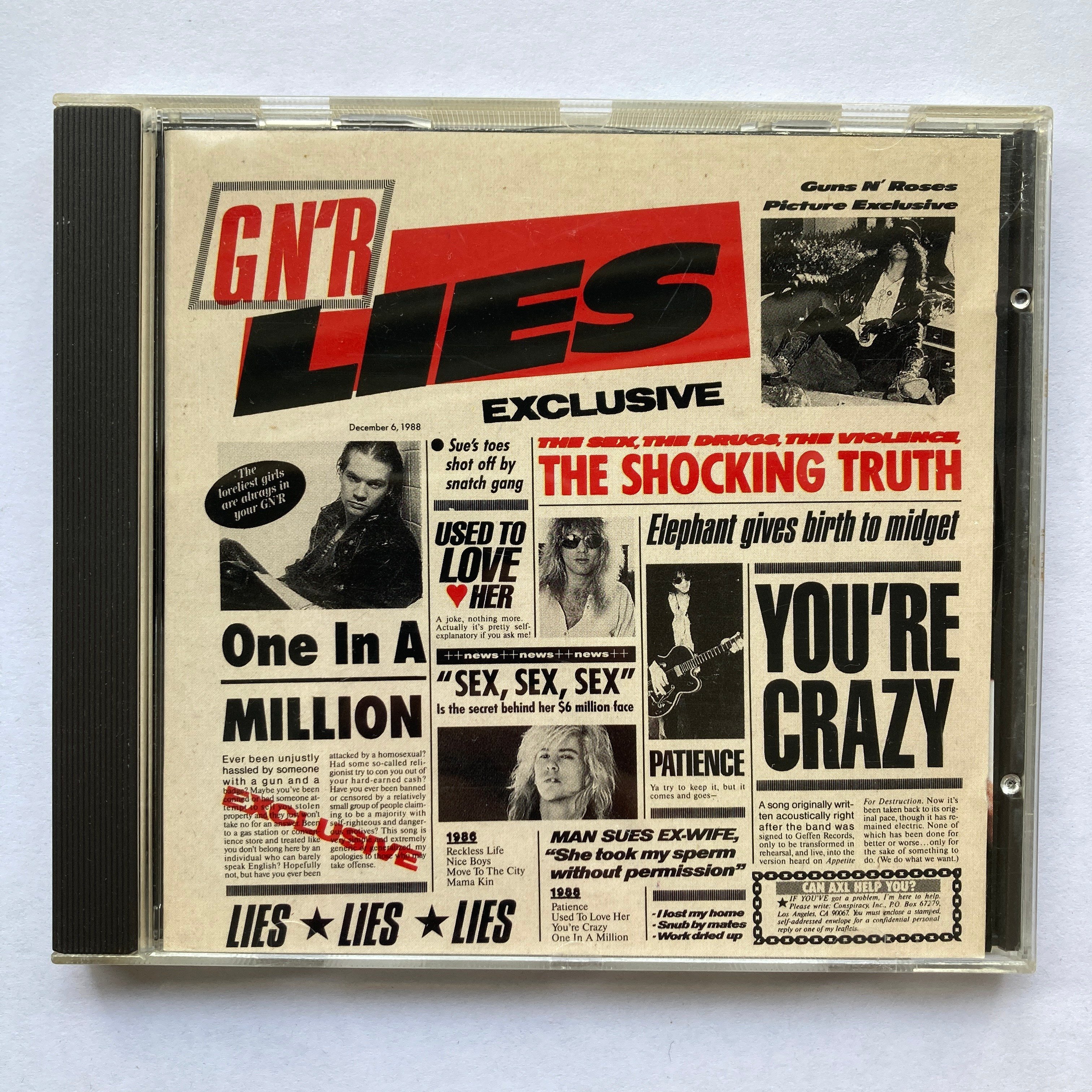 GUNS N' ROSES – G N' R LIES