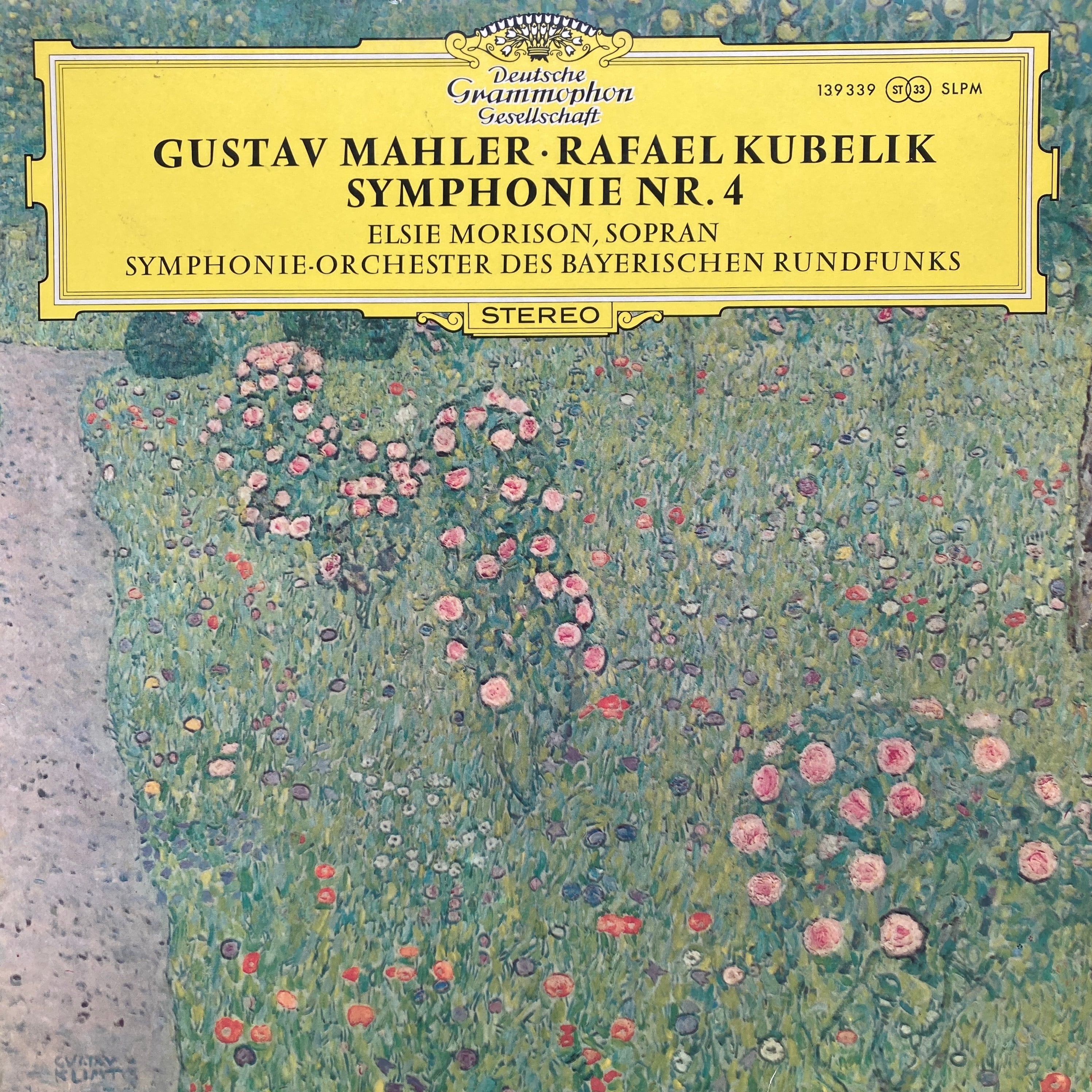 GUSTAV MAHLER · RAFAEL KUBELIK, ELSIE MORISON, SYMPHONIE-ORCHESTER DES BAYERISCHEN RUNDFUNKS – SYMPHONIE NR. 4