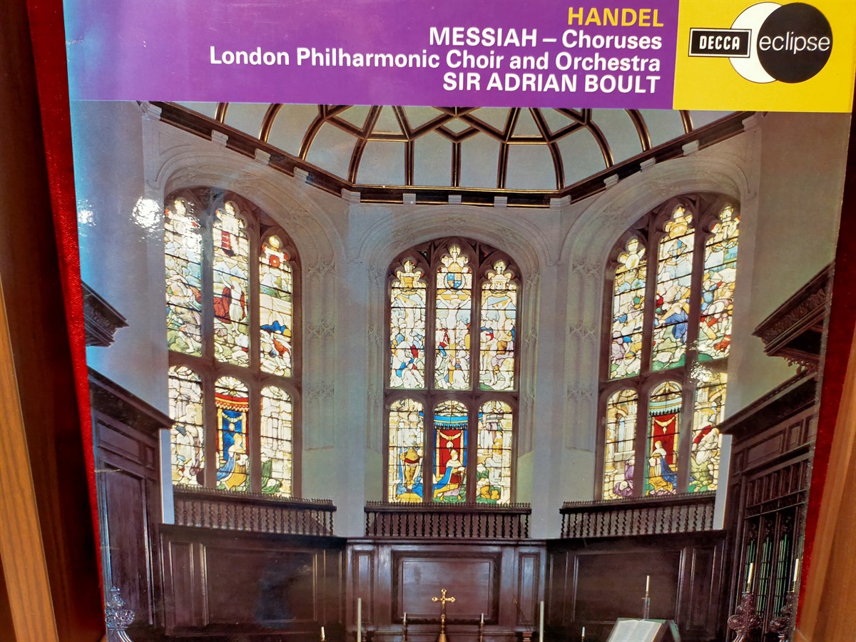 Handel* - The London Philharmonic Choir, The London Philharmonic Orchestra, Sir Adrian Boult ‎– Messiah - Choruses
