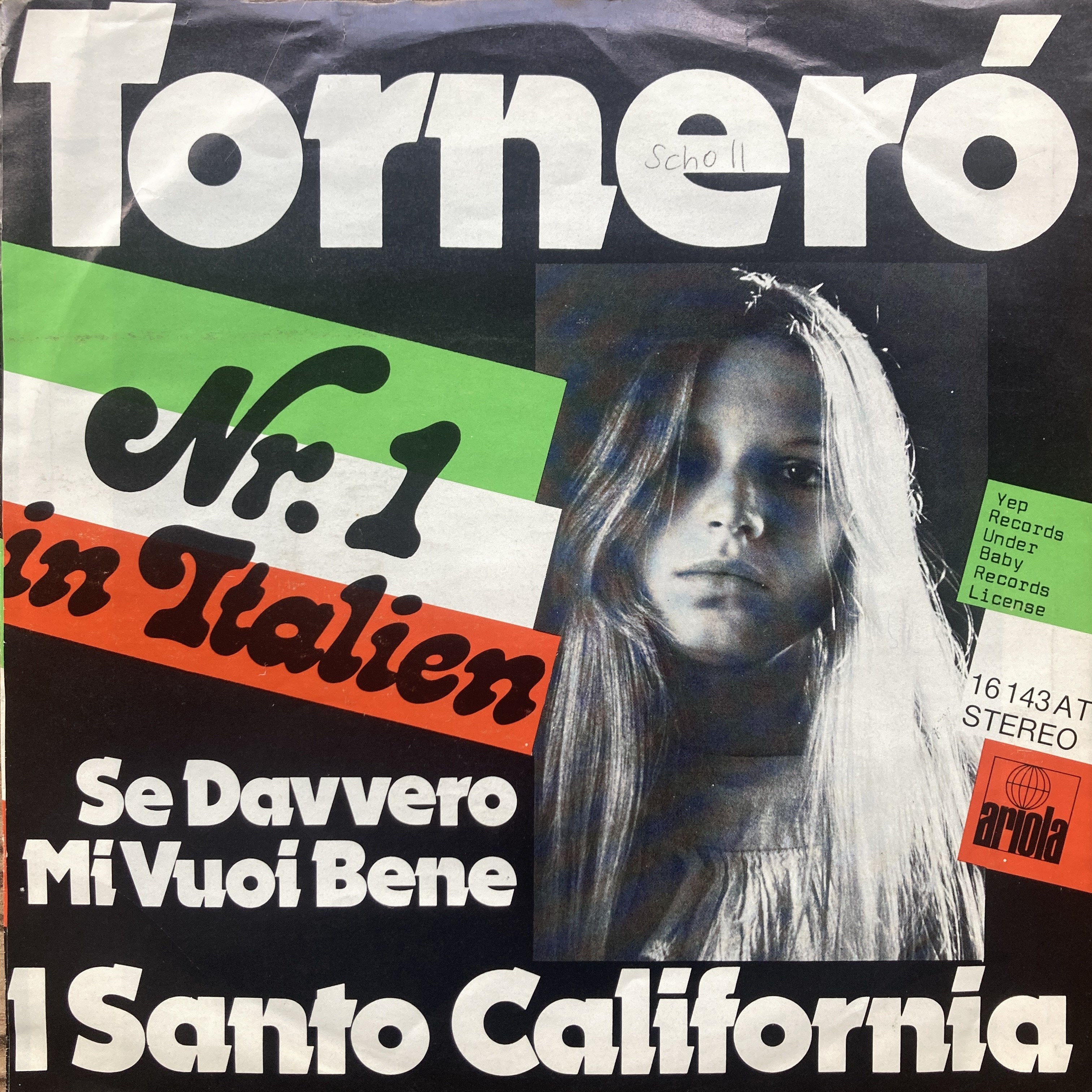 I SANTO CALIFORNIA – TORNERÓ