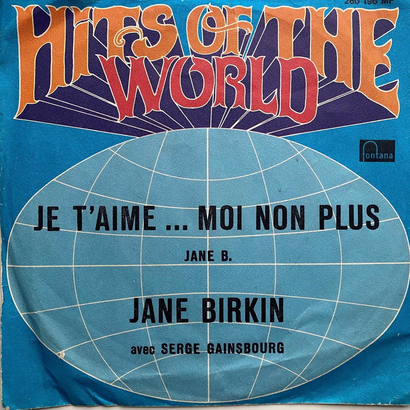 JANE BIRKIN AVEC SERGE GAINSBOURG - JE T'AIME MOI NON PLUS / JANE B