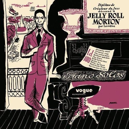 JELLY ROLL MORTON - JELLY ROLL MORTON'S NEW ORLEANS MEMORIES (BLACK & RED SPLATTER VINYL) 