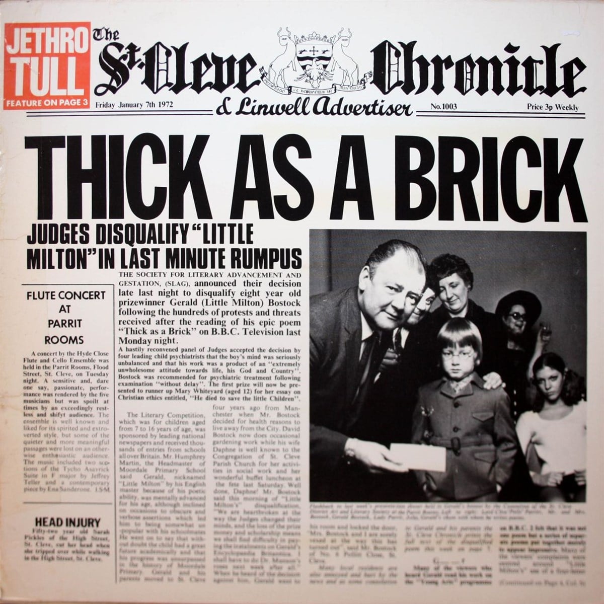 JETHRO TULL - THICK AS A BRICK