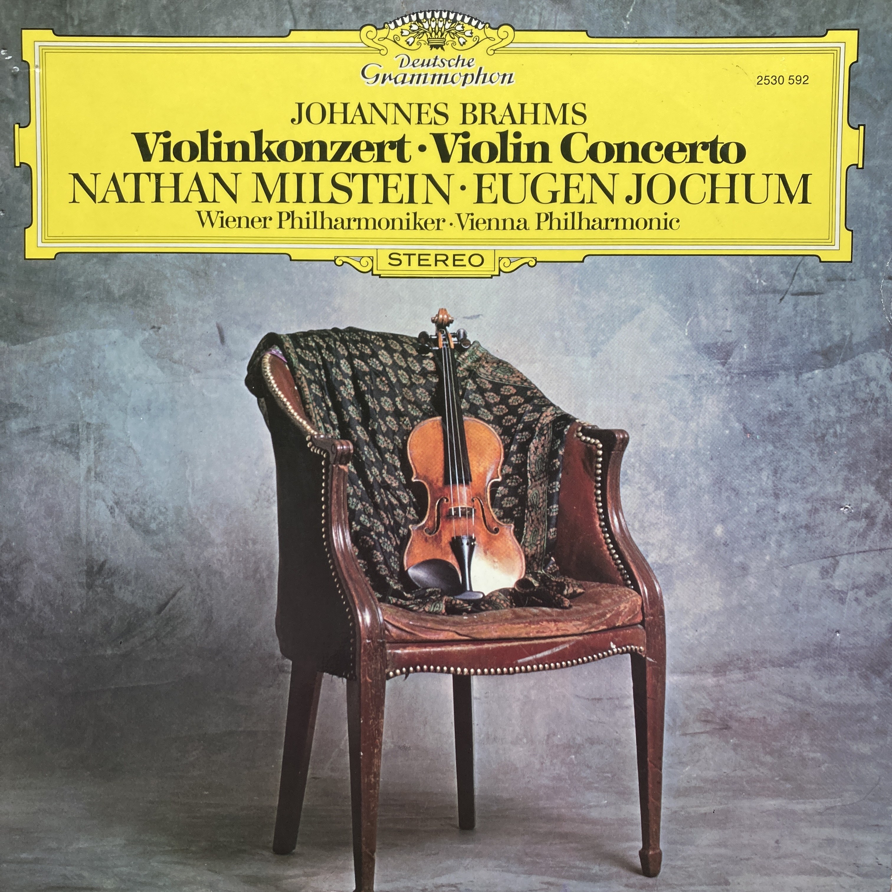 JOHANNES BRAHMS – NATHAN MILSTEIN · EUGEN JOCHUM, WIENER PHILHARMONIKER – VIOLINKONZERT · VIOLIN CONCERTO