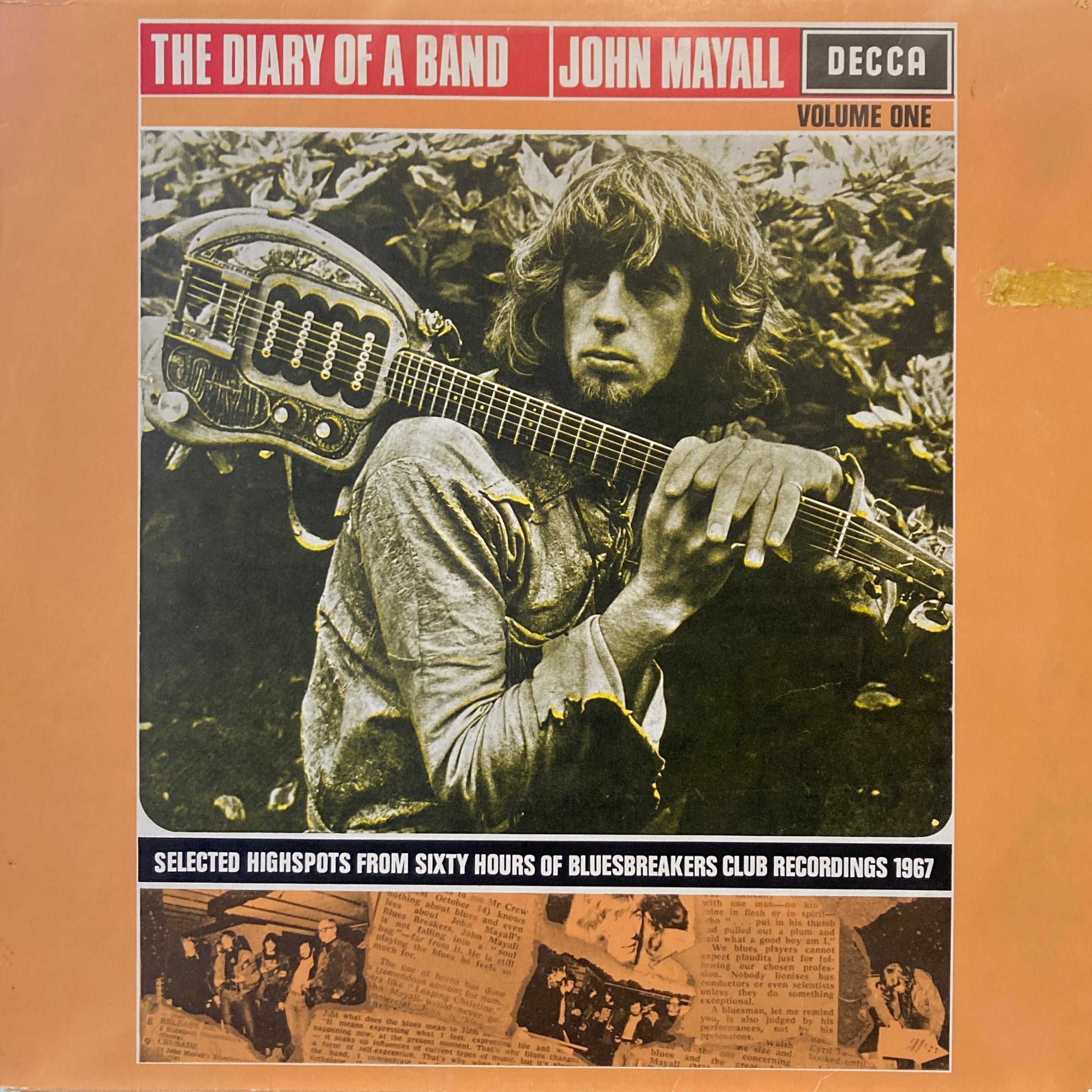 JOHN MAYALL – THE DIARY OF A BAND, VOLUME ONE