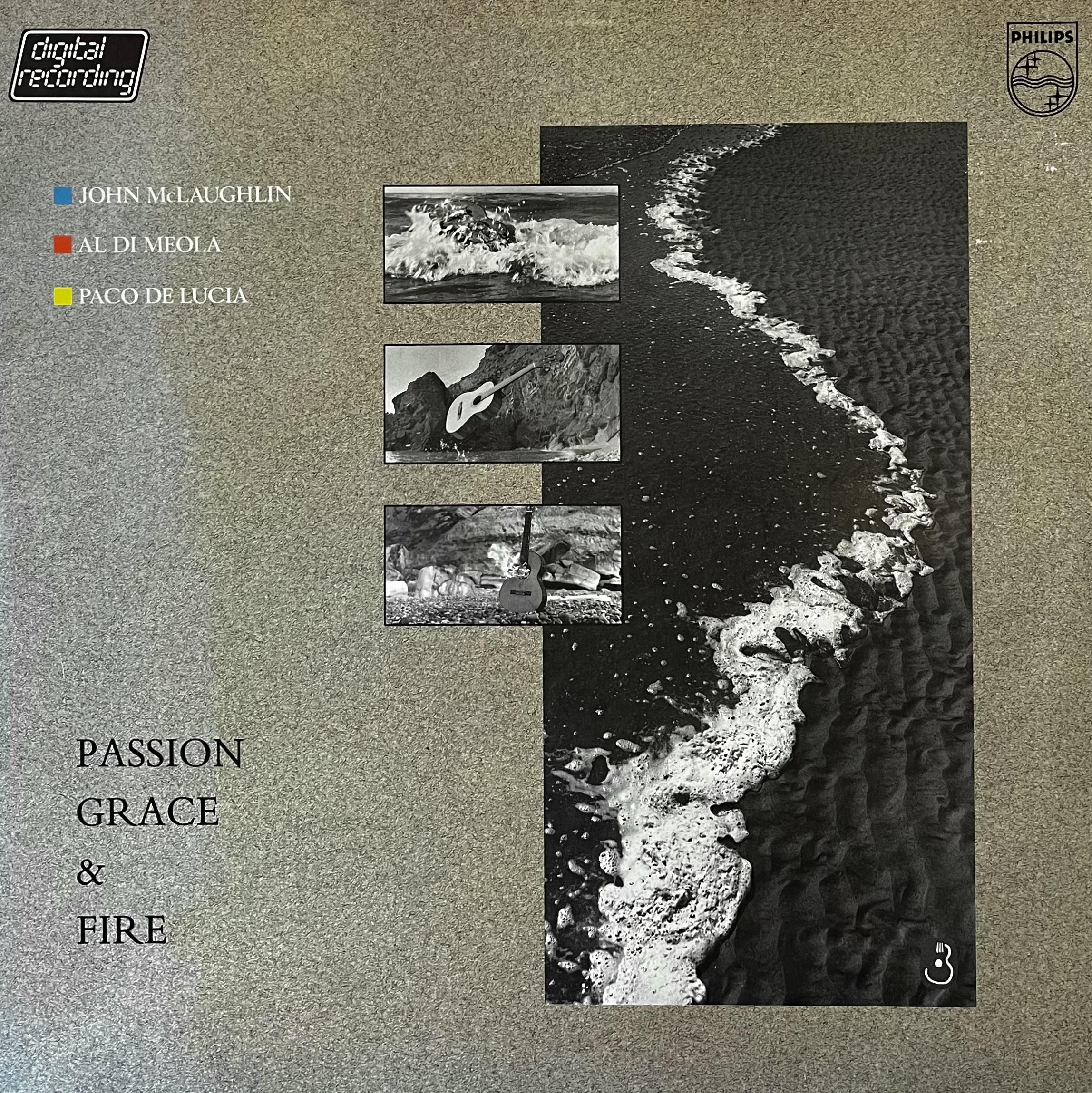 JOHN MCLAUGHLIN , AL DI MEOLA , PACO DE LUCIA - PASSION , GRACE & FIRE