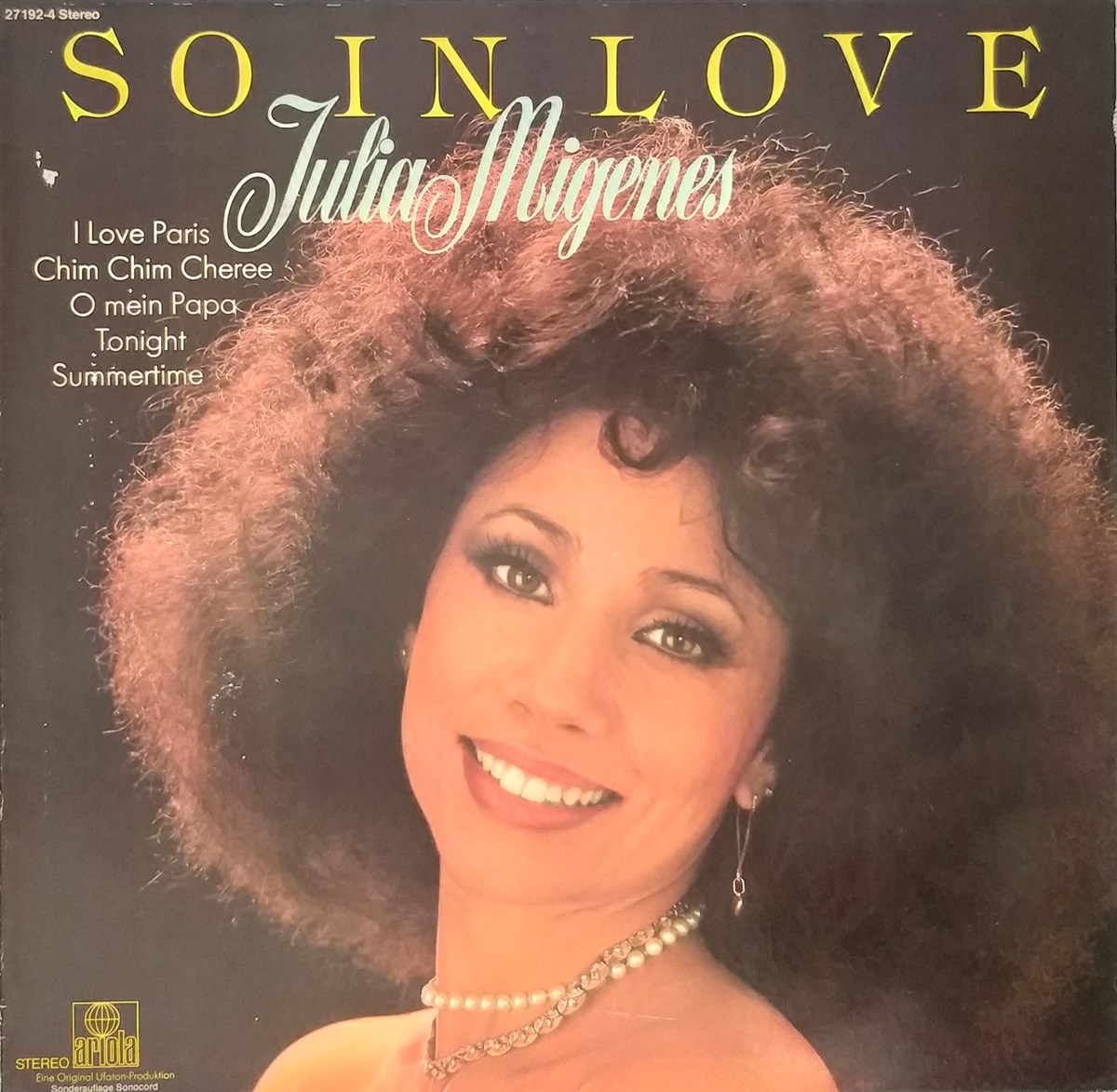 JULIA MIGENES - SO IN LIVE