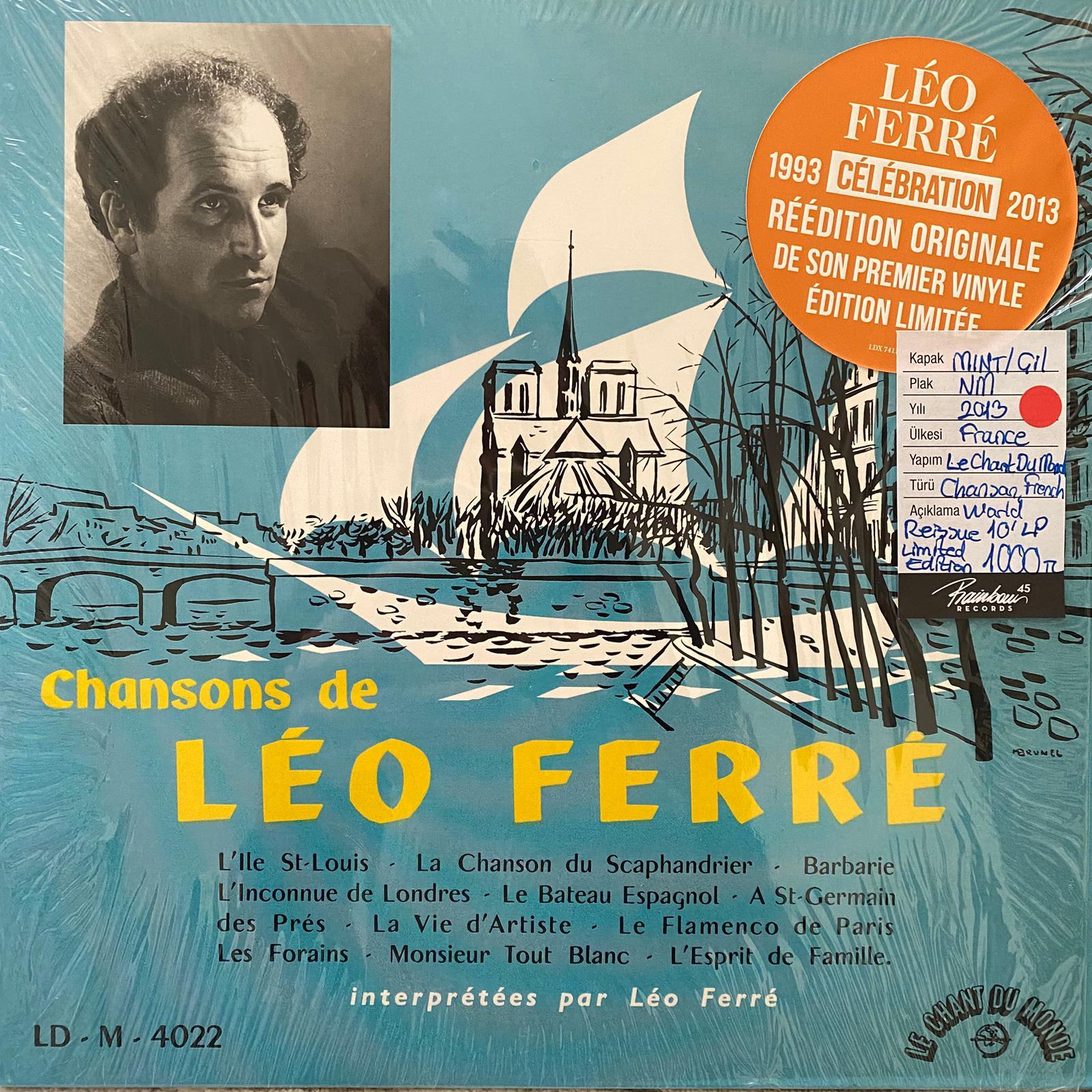 LEO FERRE - CHANSONS DE LEO FERRE