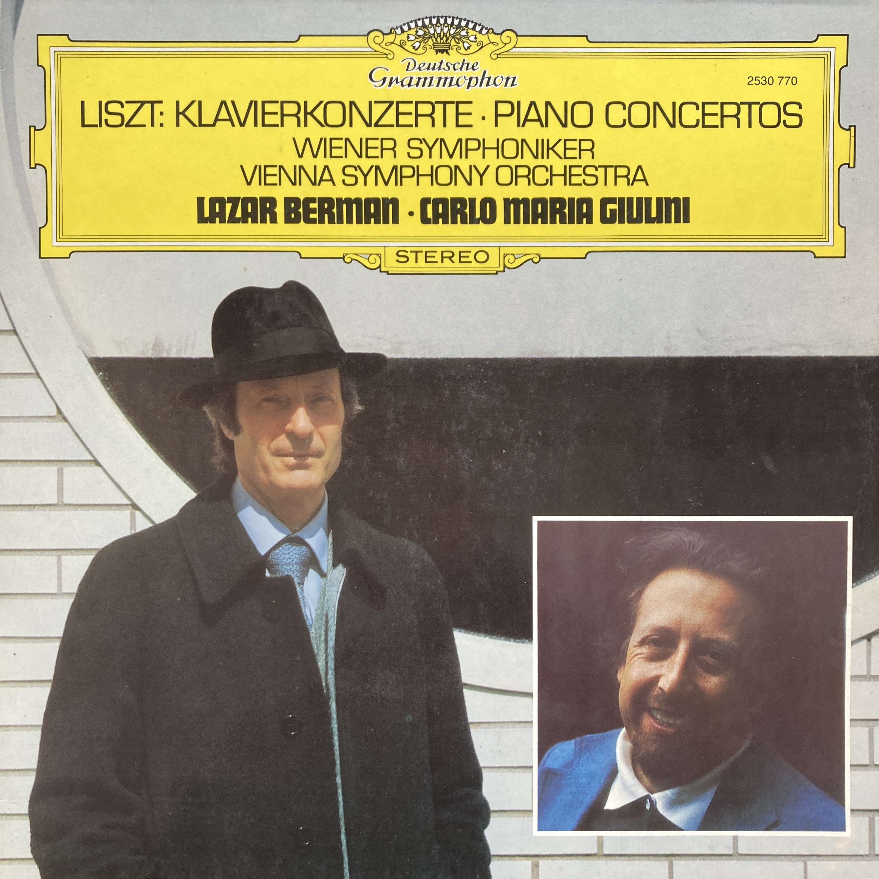 LISZT - LAZAR BERMAN, WIENER SYMPHONIKER, CARLO MARIA GIULINI – KLAVIERKONZERTE = PIANO CONCERTOS