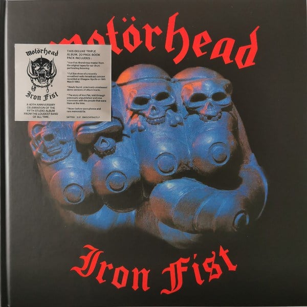 MOTÖRHEAD - IRON FIST (40th ANNIVERSARY LIMITED  DELUXE EDITION)