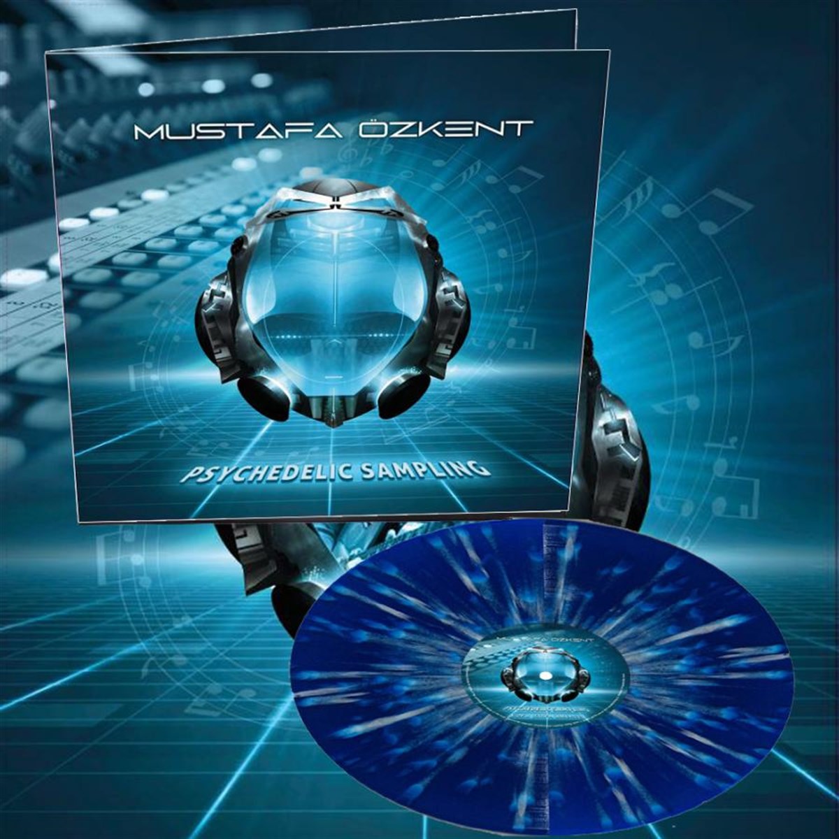 MUSTAFA ÖZKENT - PSYCHEDELIC SAMPLING (TRANSPARENT BLUE WITH WHITE SPLATTER VINYL)