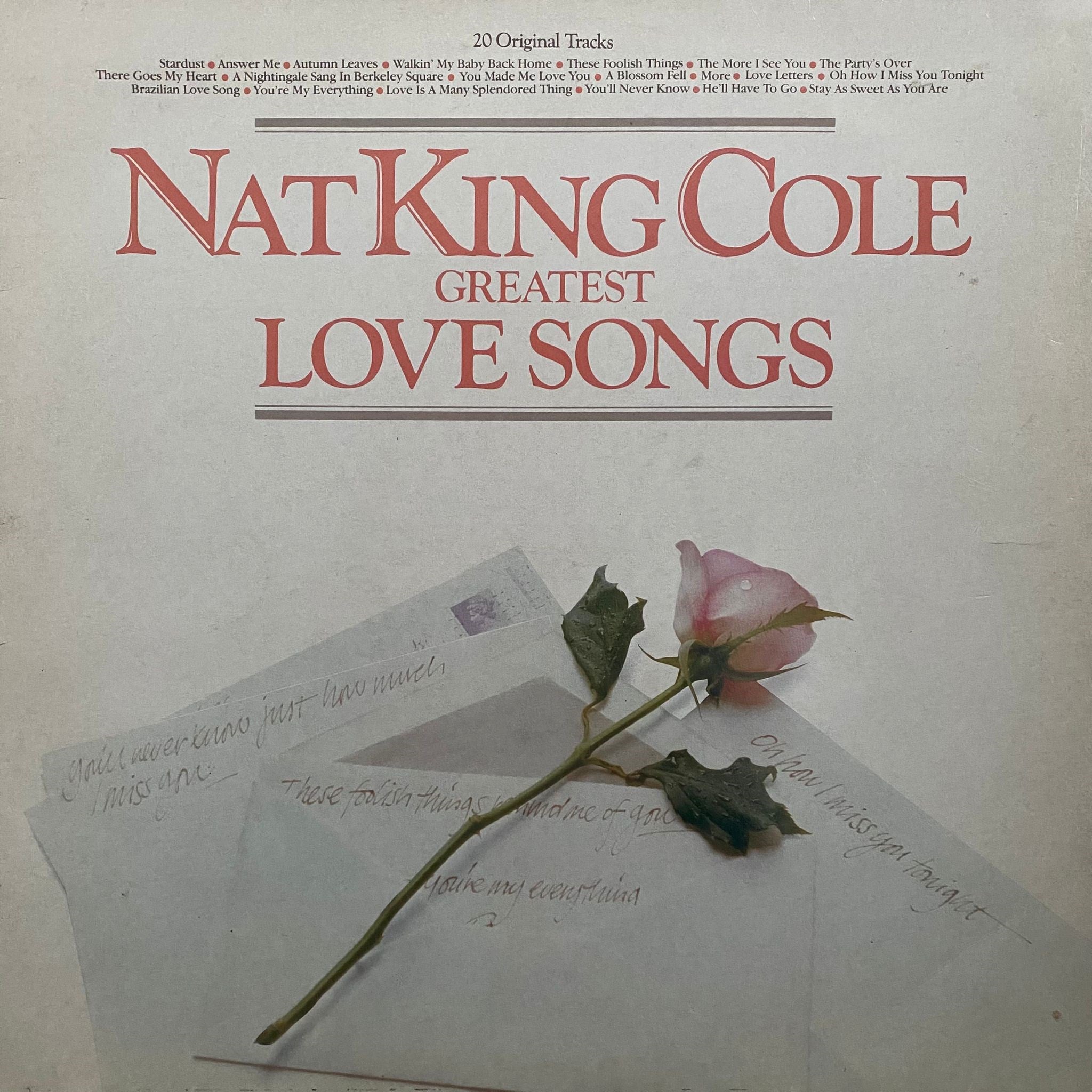 NAT KING COLE - 20 GREATEST LOVE SONGS