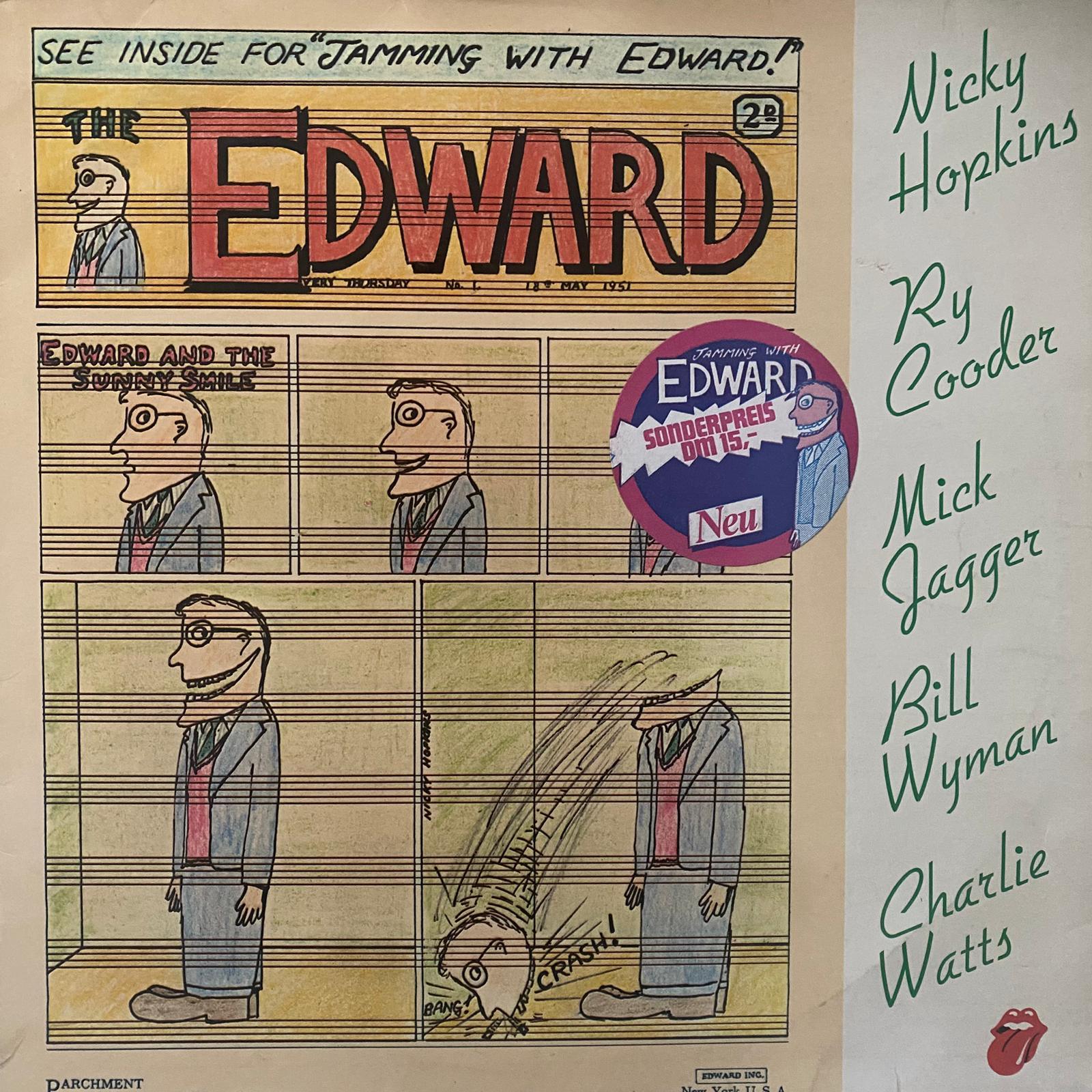 NICKY HOPKINS, RY COODER, MICK JAGGER, BILL WYMAN, CHARLIE WATTS - JAMMING WITH EDWARD!