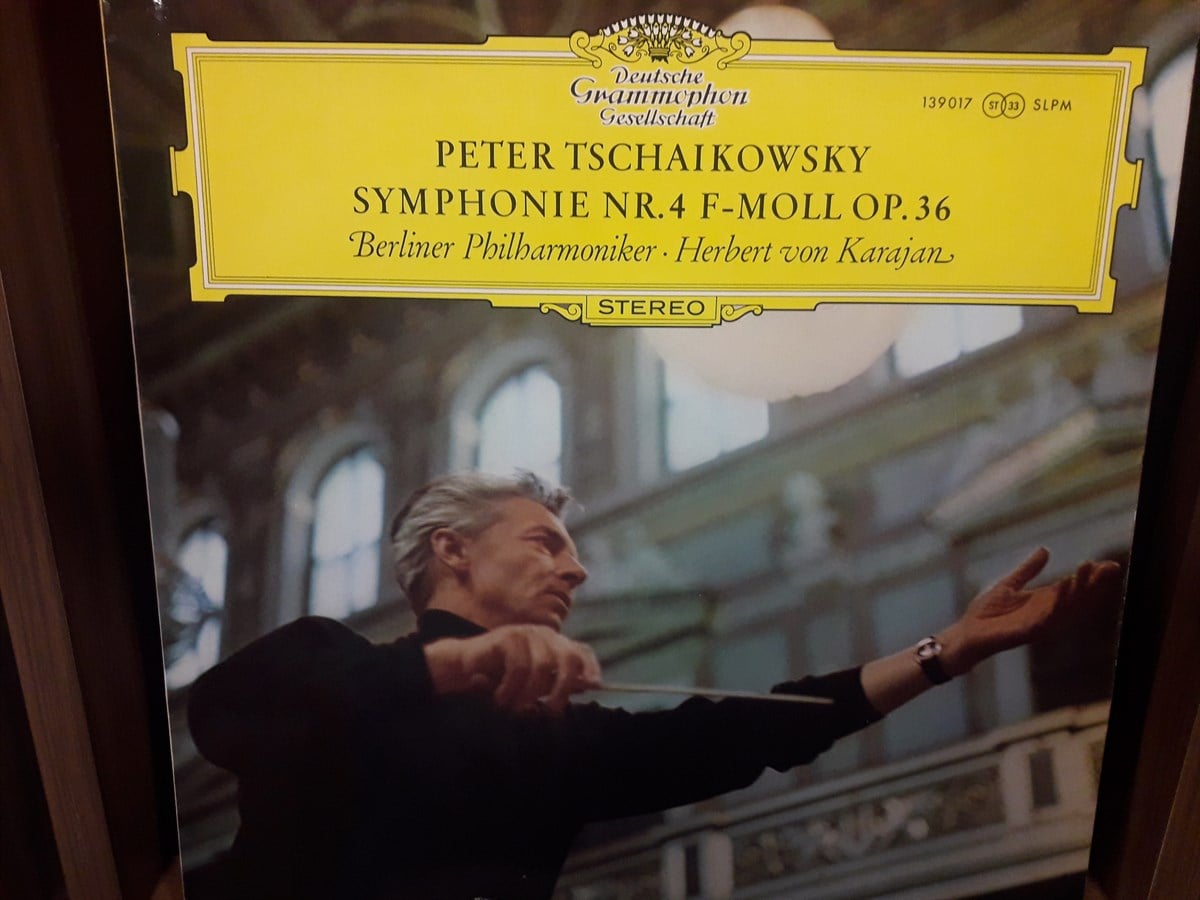 Peter Tschaikowsky*, Herbert von Karajan ‎– Symphonie Nr. 4 F-moll Op. 36