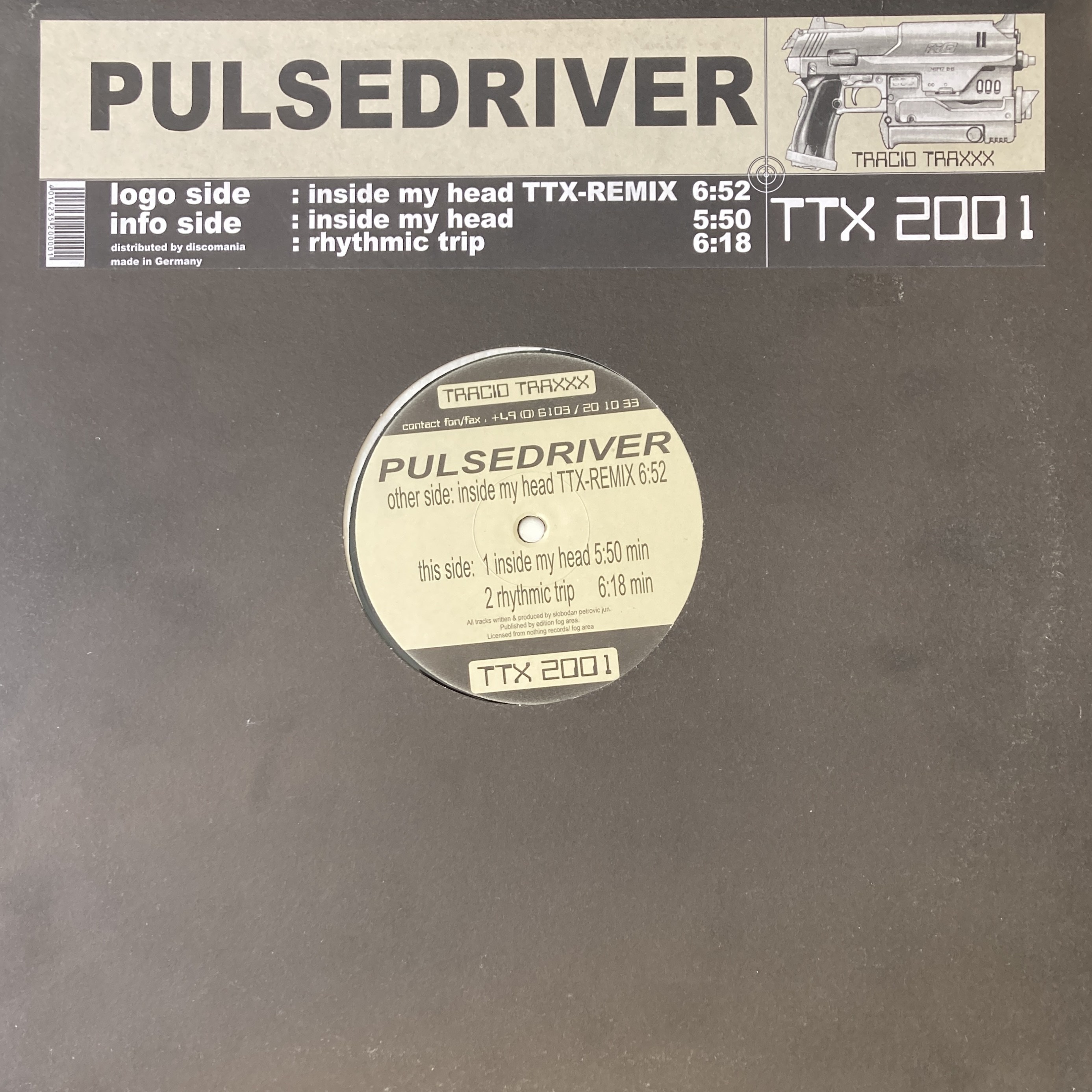 PULSEDRIVER – INSIDE MY HEAD