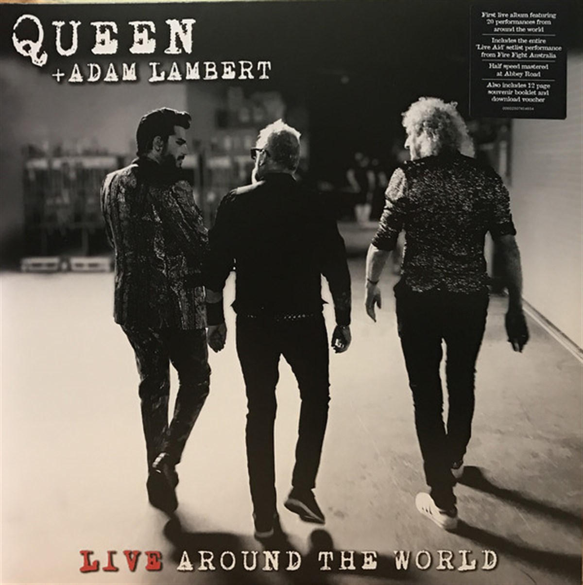 Queen + Adam Lambert ‎– Live Around The World (Black Vinyl) 