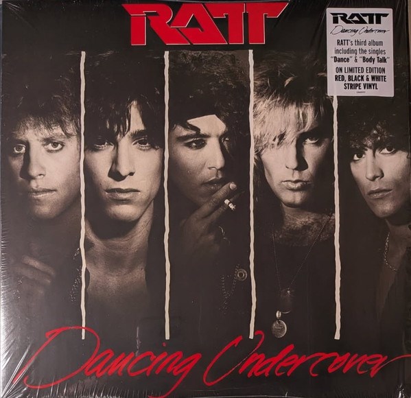 RATT - DANCING UNDERCOVER (RED & BLACK & WHITE STRIPE VINYL) 