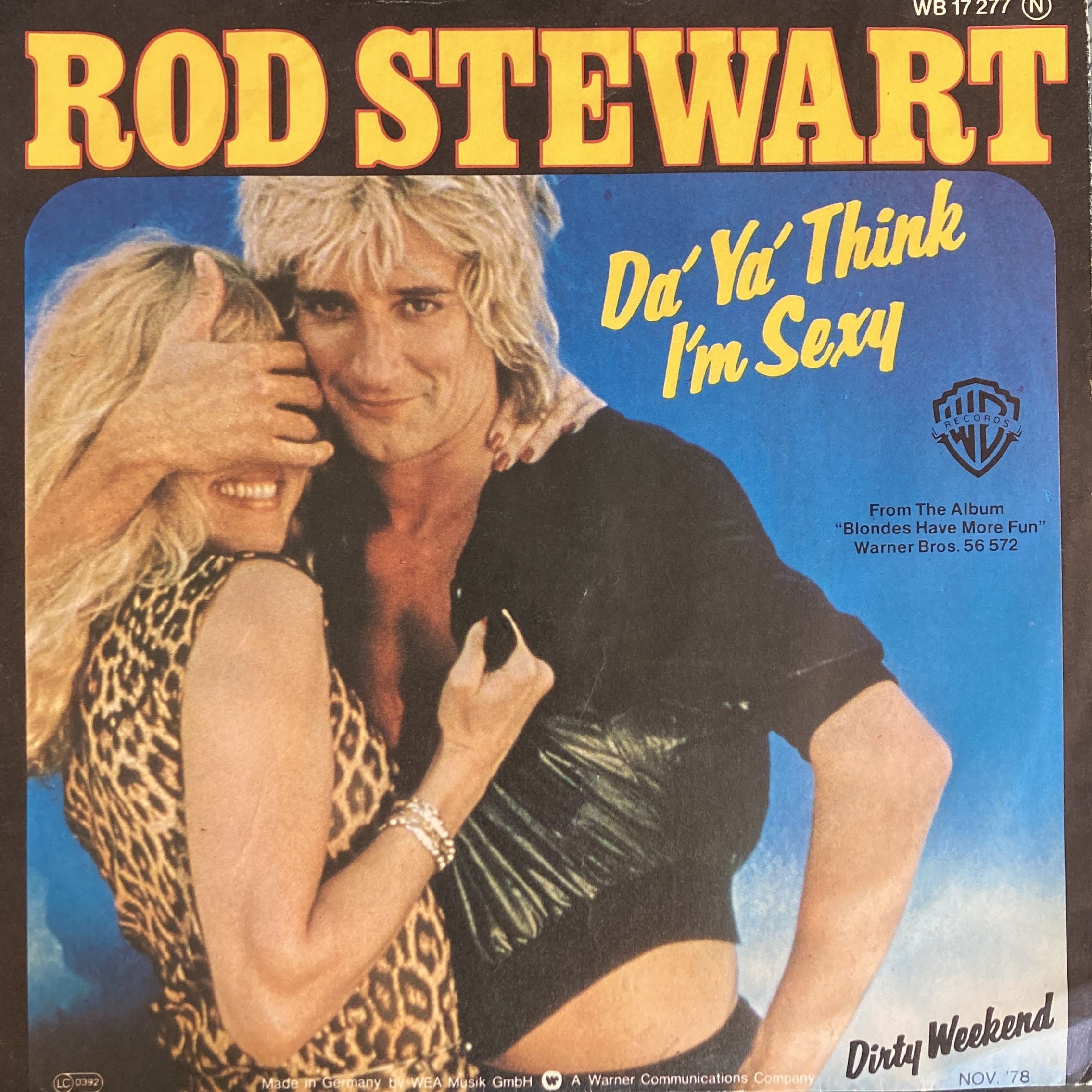 ROD STEWART – DA' YA' THINK I'M SEXY